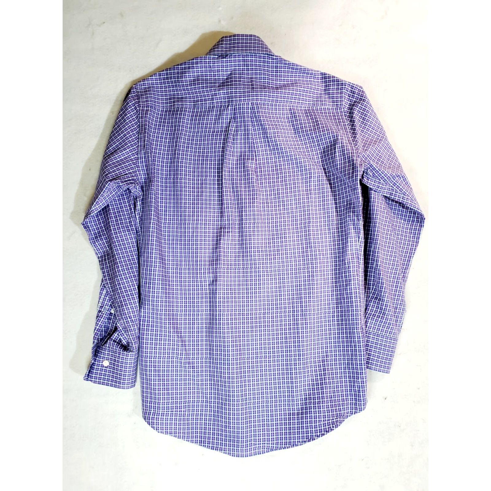 Peter Millar Peter Millar Signature Mens Sm Long Sleeve Button-up Shirt Plaid 100% Cotton Size US S / EU 44-46 / 1 - 5 Thumbnail