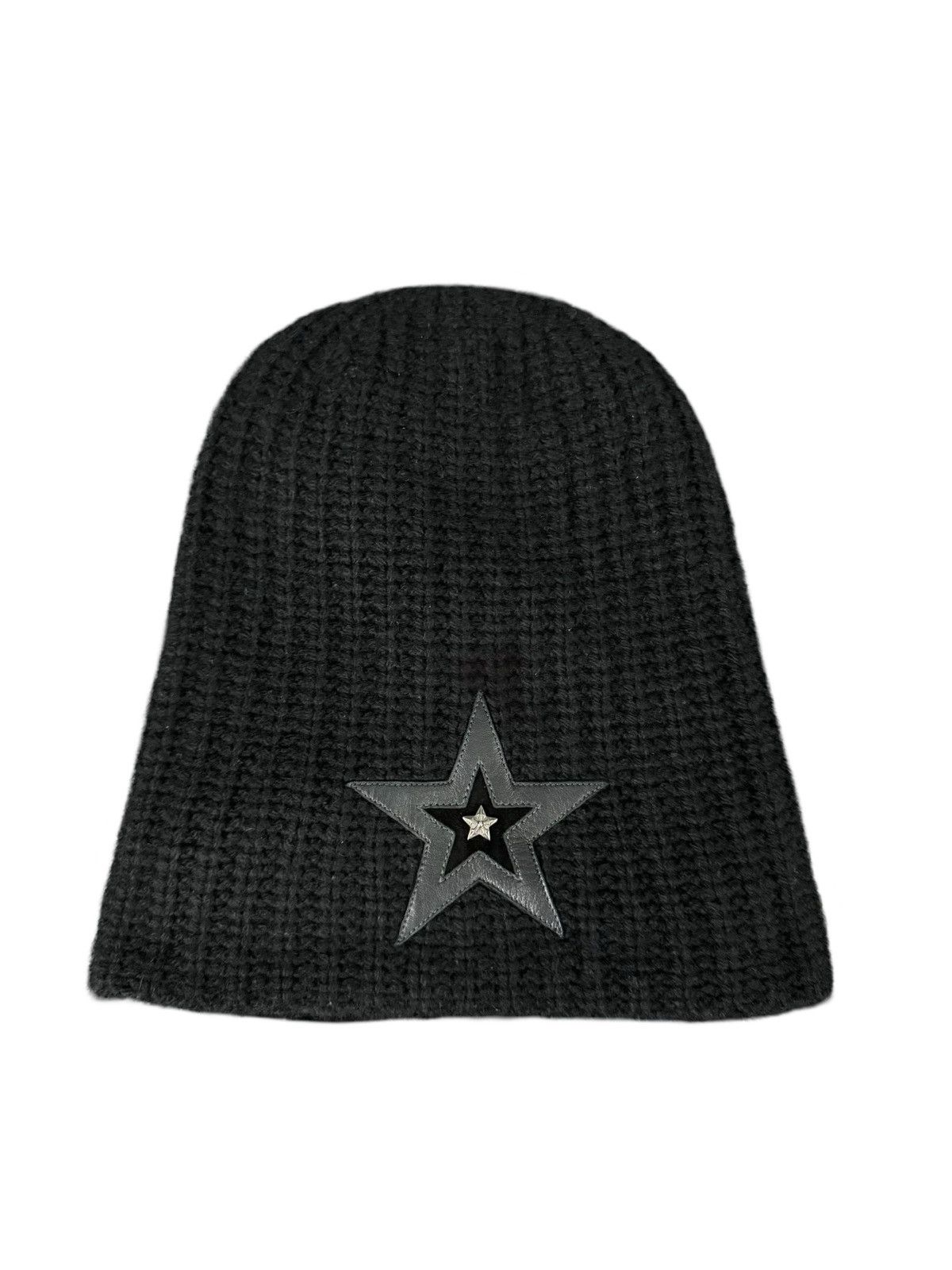 Chrome Hearts Star patch mohair double layer beanie Size ONE SIZE - 3 Thumbnail