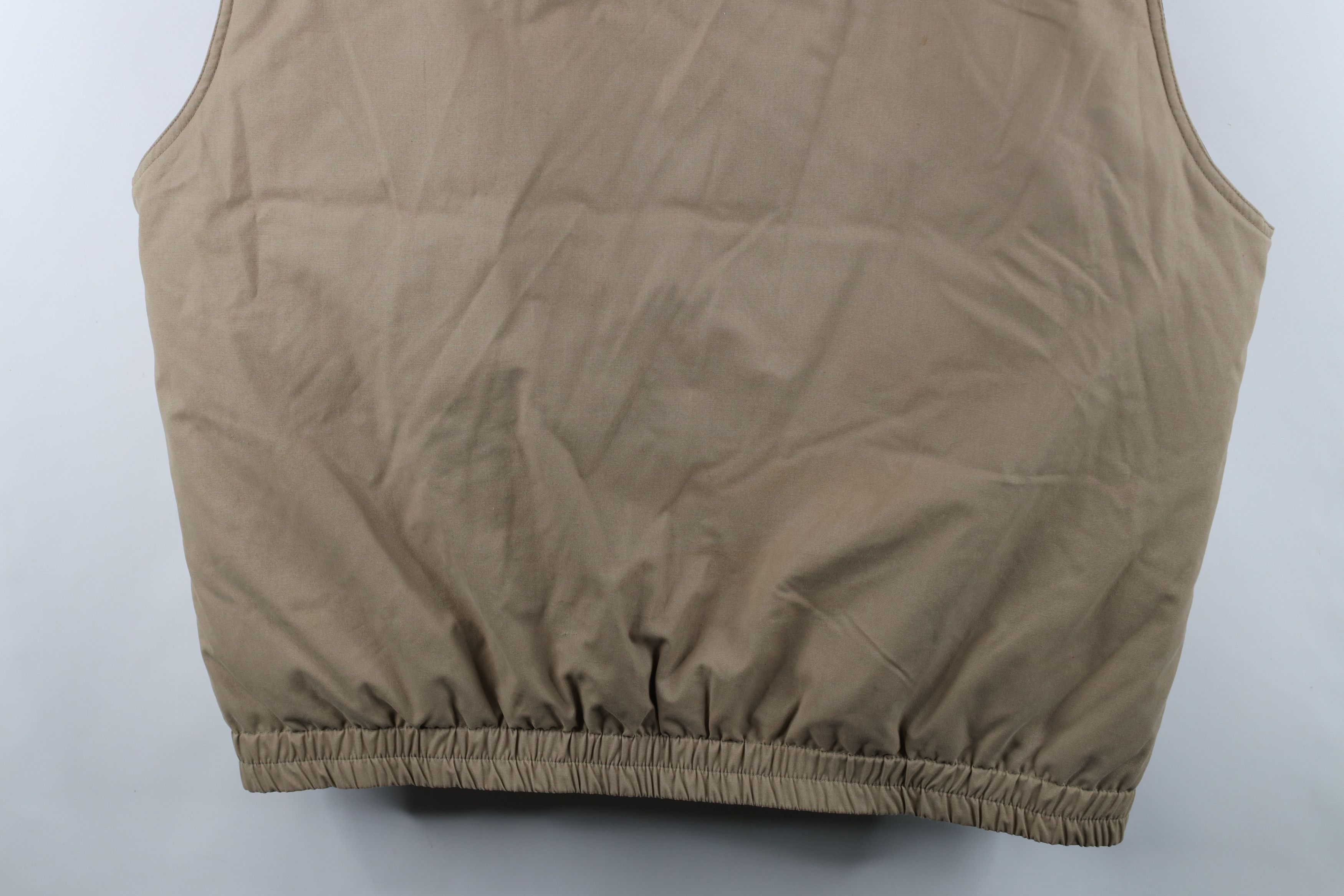 Lands' End Vintage 90s Lands End Duck Goose Down Puffer Vest Jacket Tan Size US XL / EU 56 / 4 - 15 Thumbnail