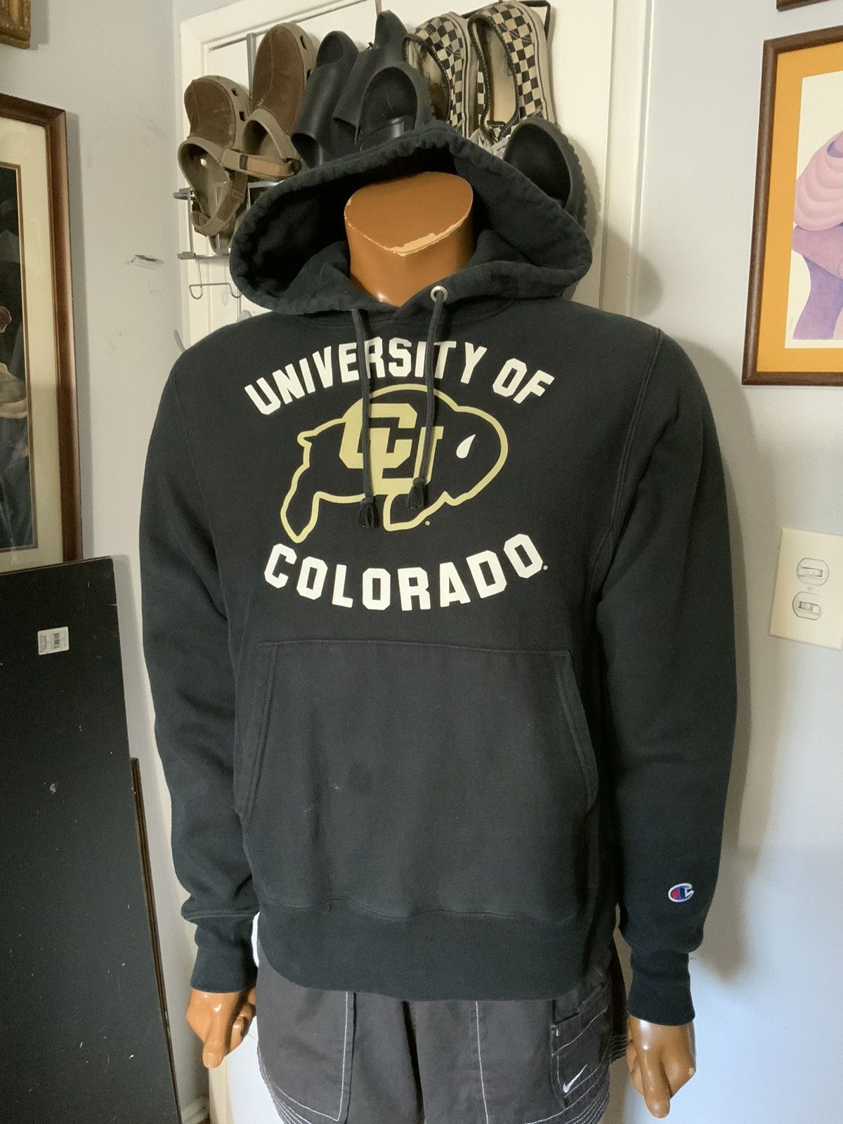 Champion × NCAA Champion Reverse Weave Colorado Buffaloes University Hoodie Size US S / EU 44-46 / 1 - 8 Thumbnail
