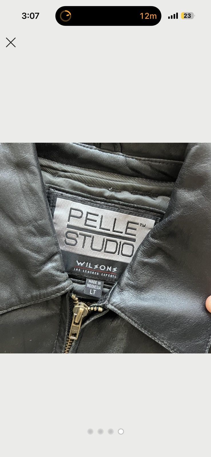 Wilsons Leather Pelle Wilsons Vintage Leather Distressed Jacket Size US L / EU 52-54 / 3 - 8 Thumbnail