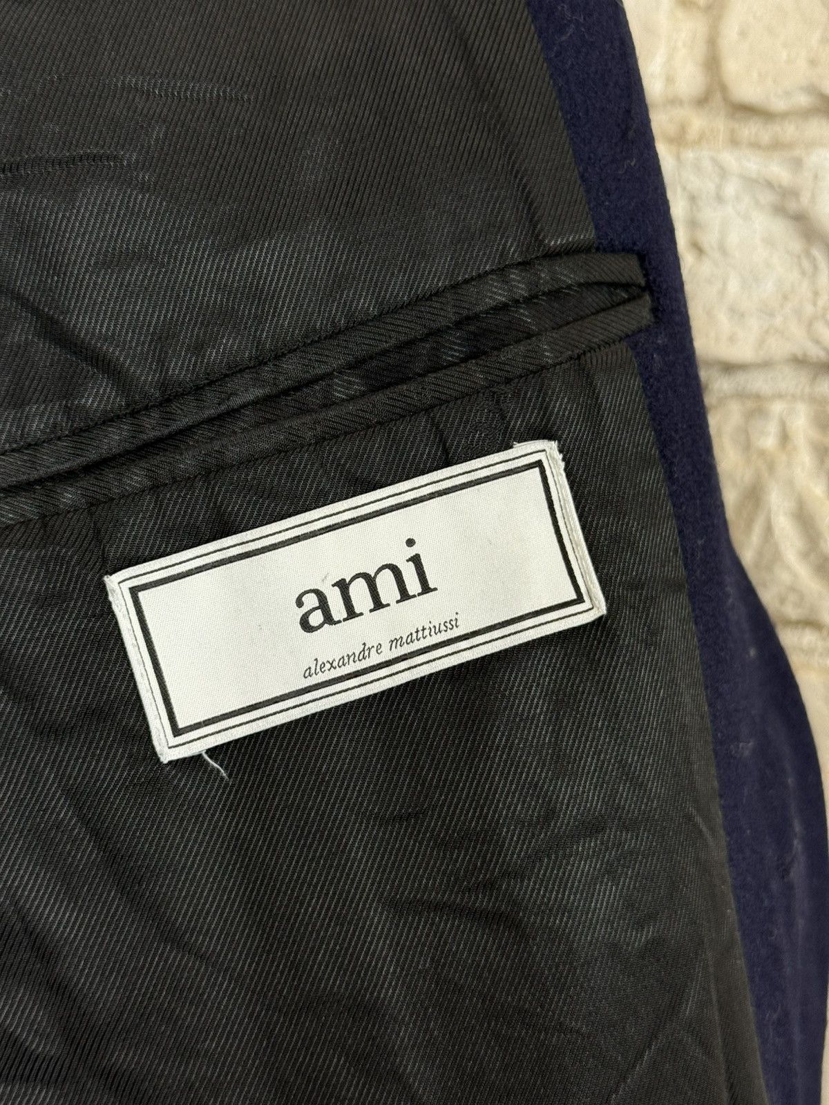 AMI AMI Alexandre Mattiussi Navy Blues Wool Coat Size 48 Size US M / EU 48-50 / 2 - 20 Thumbnail