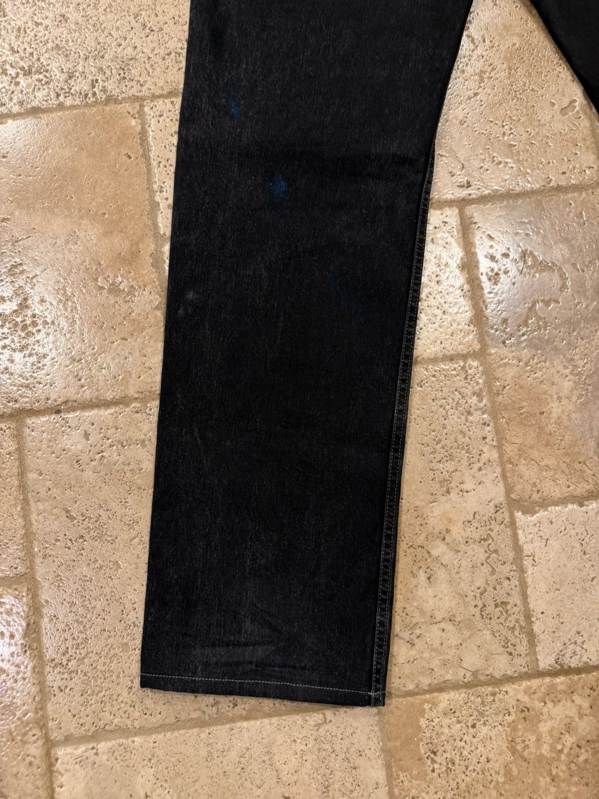 Maison Margiela Maison Margiela 2022 Work Wear Black Painted 3 Pocket Denim Size US 36 / EU 52 - 6 Thumbnail