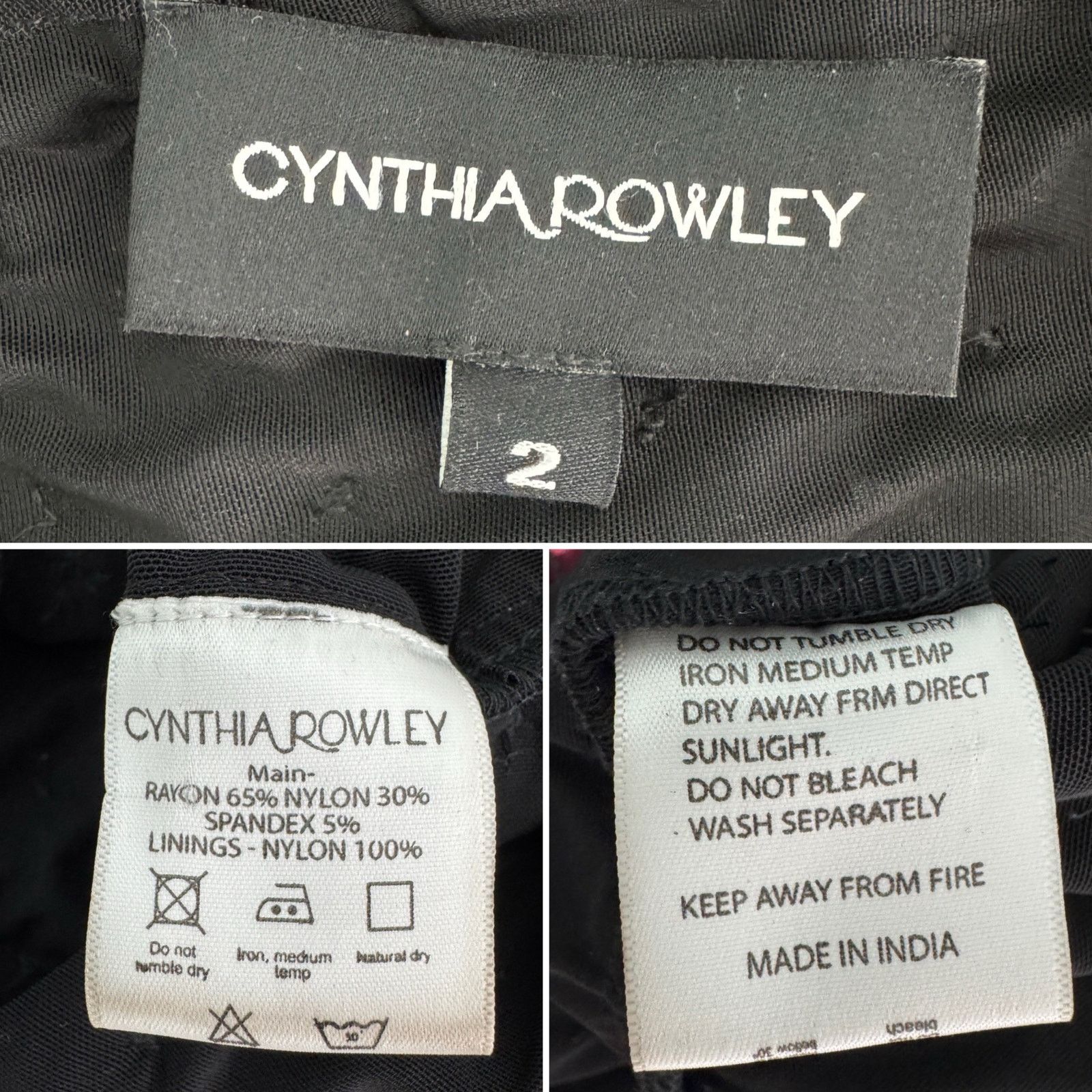 Cynthia Rowley Cynthia Rowley Bella Sequin Appliqué Dress size 2 XS Size XS / US 0-2 / IT 36-38 - 10 Thumbnail