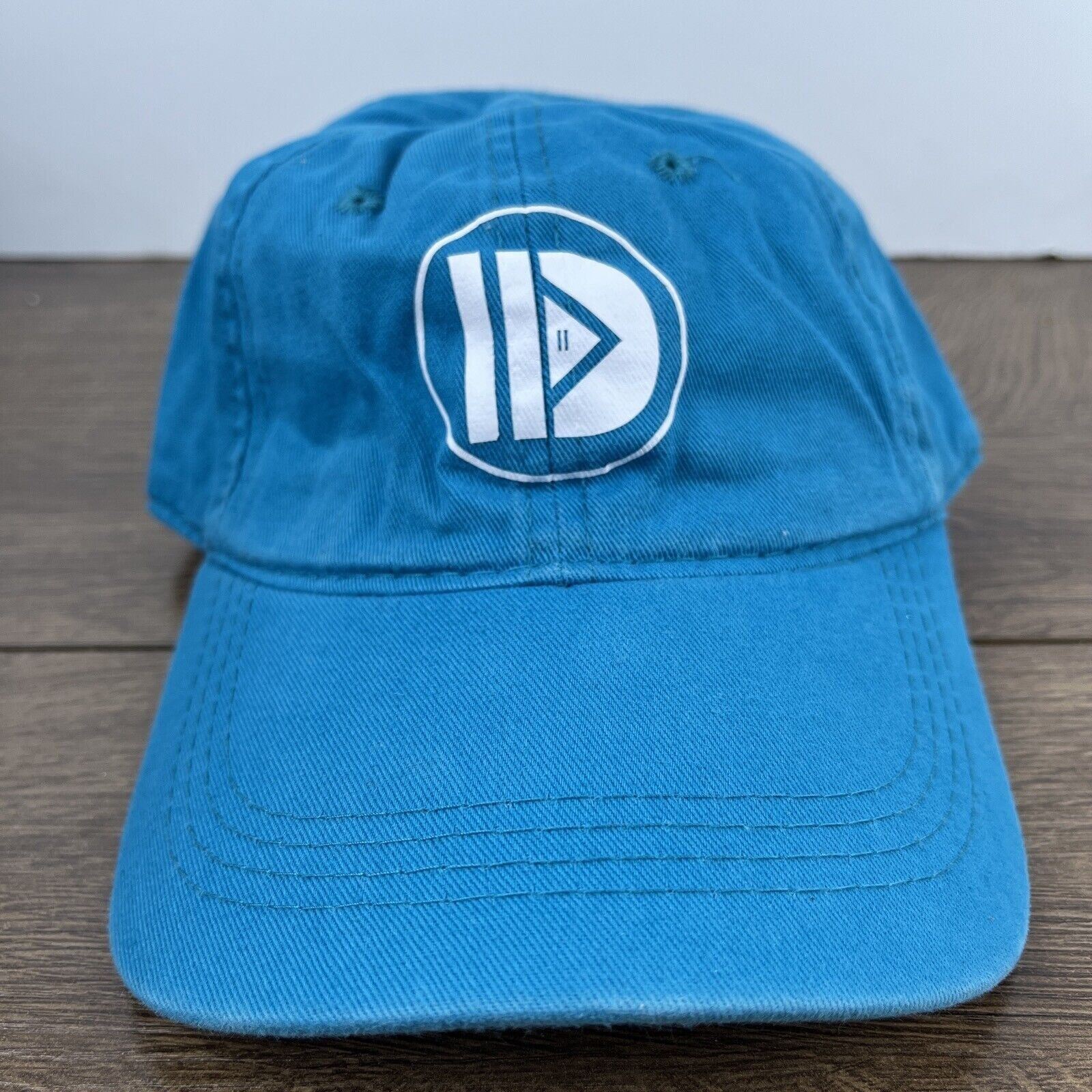 Other Pause Play Hat Blue Hat Adjustable Blue Adult Size Hat Size ONE SIZE - 3 Thumbnail