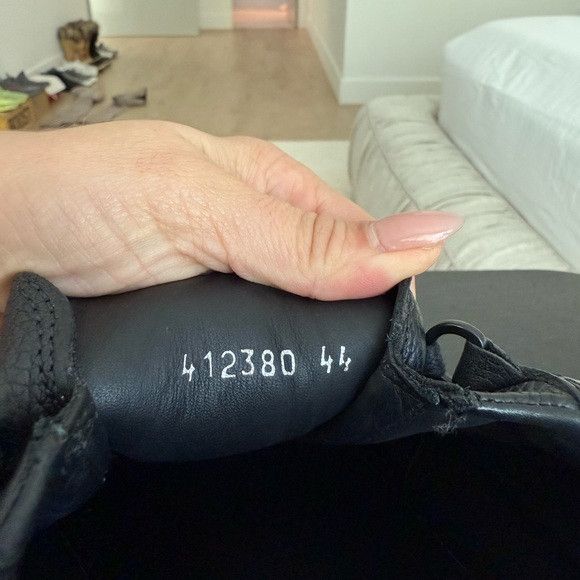 Balenciaga Balenciaga Arena Black 12 Low Tops Leather Size US 12 / EU 45 - 7 Thumbnail