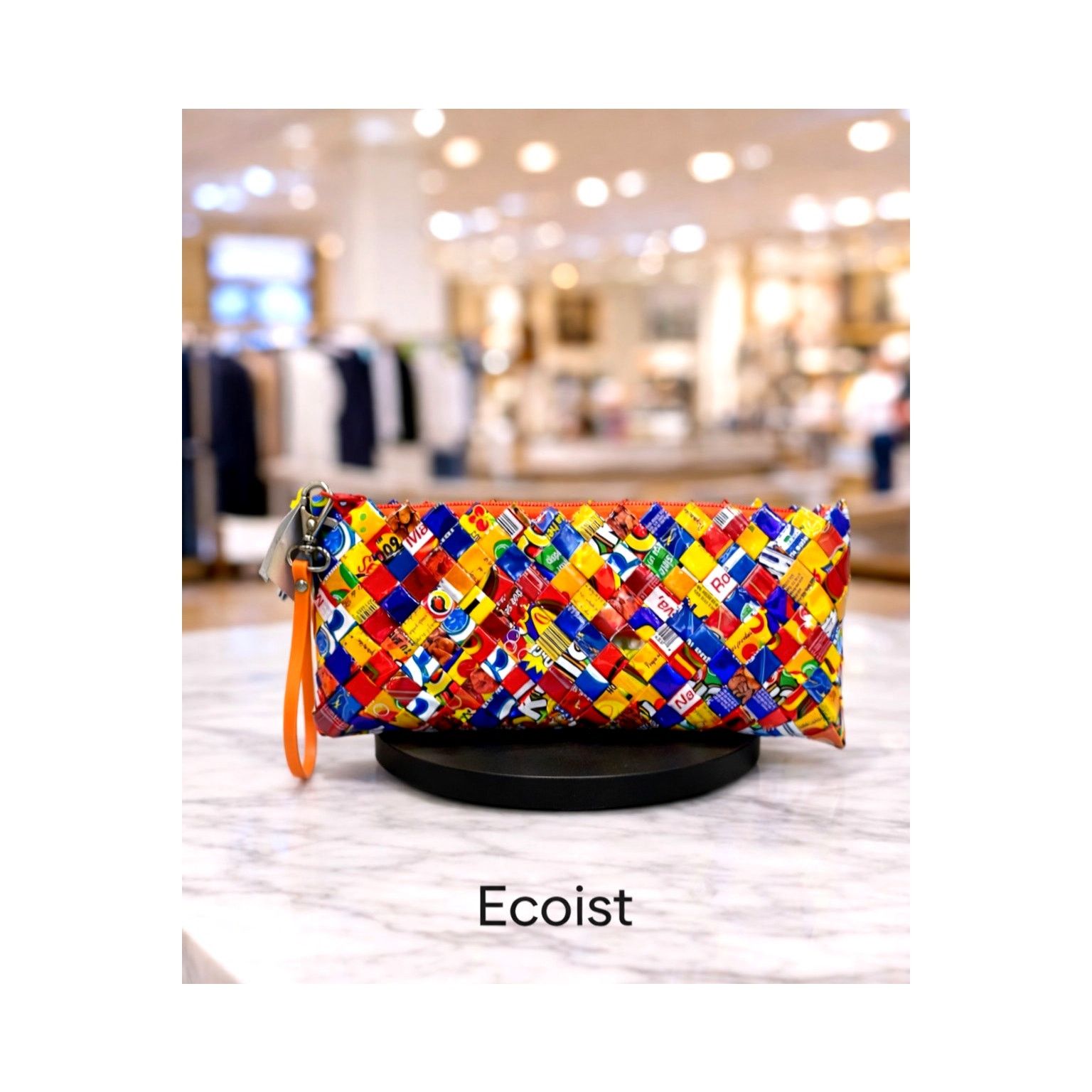 Other Handbag Bright Colorful Ecoist Candy Wrapper Clutch/Wristlet Size ONE SIZE - 1 Thumbnail