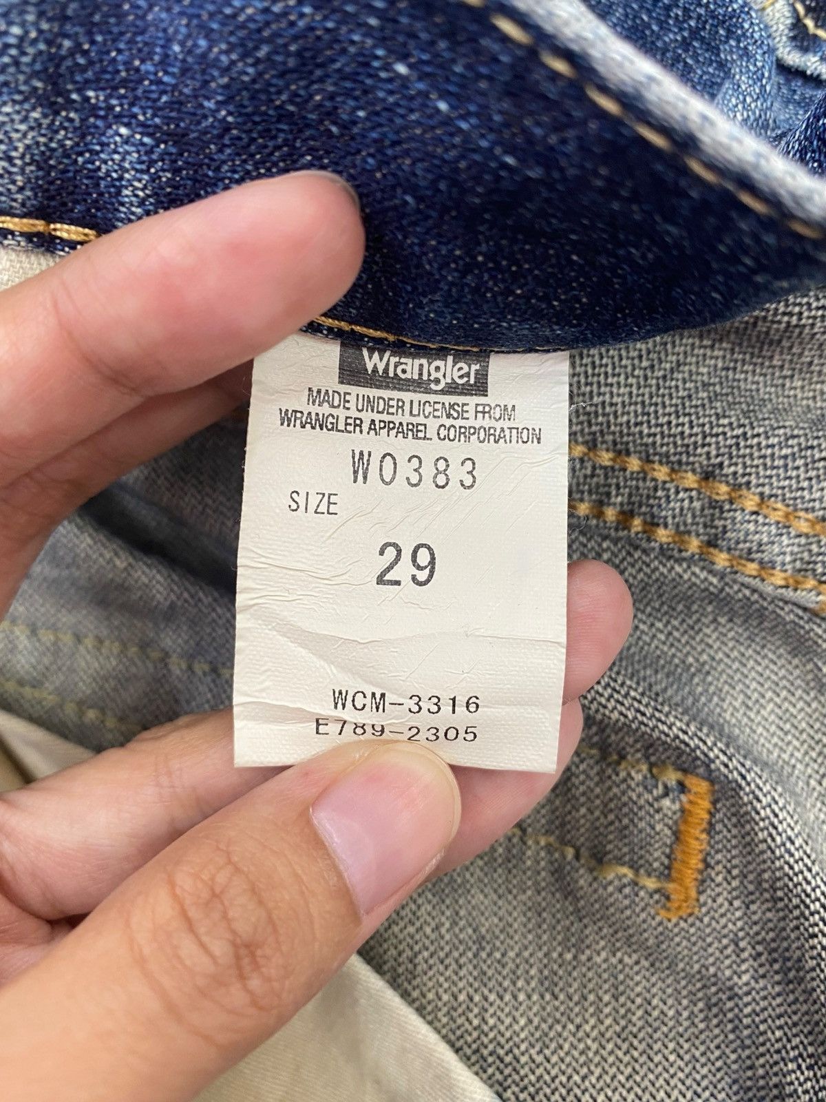 Wrangler Wrangler Whiskers Faded Wash Style Loose Jeans Size US 30 / EU 46 - 10 Thumbnail