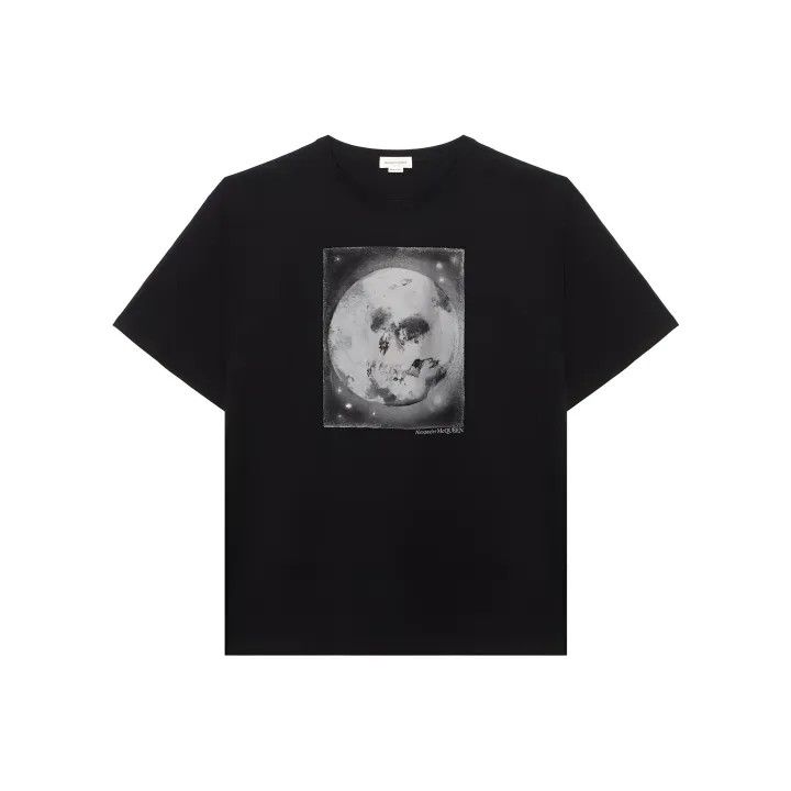 Alexander McQueen Alexander McQueen Moon Print Short Sleeve T-Shirt 0079 Size US XL / EU 56 / 4 - 1 Thumbnail