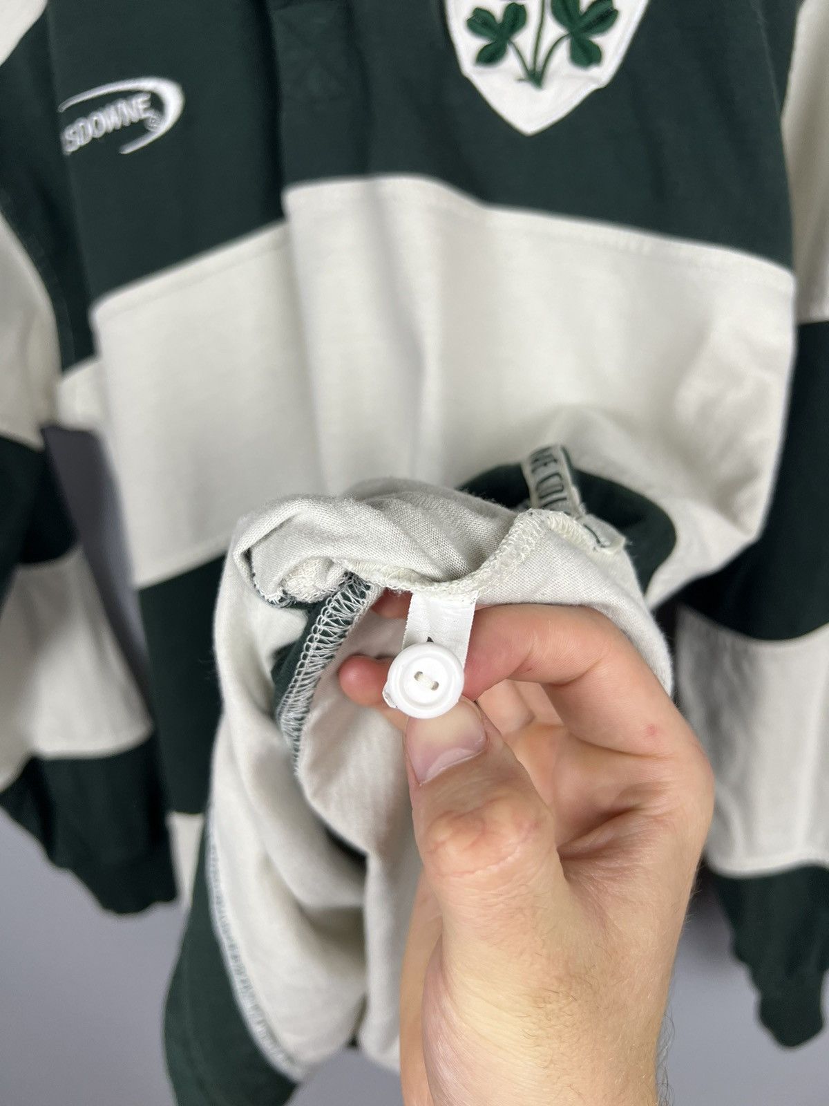 Toffs Vintage 90’s Lansdowne Ireland Rugby Long Sleeve Jersey Size US L / EU 52-54 / 3 - 9 Thumbnail