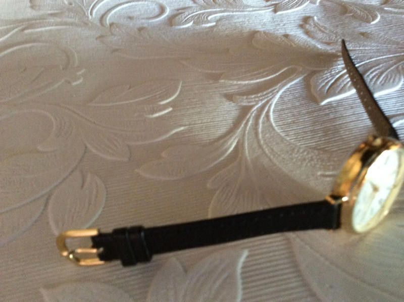 Designer Limit ladies white dial black leather strap watch Size ONE SIZE - 6 Thumbnail