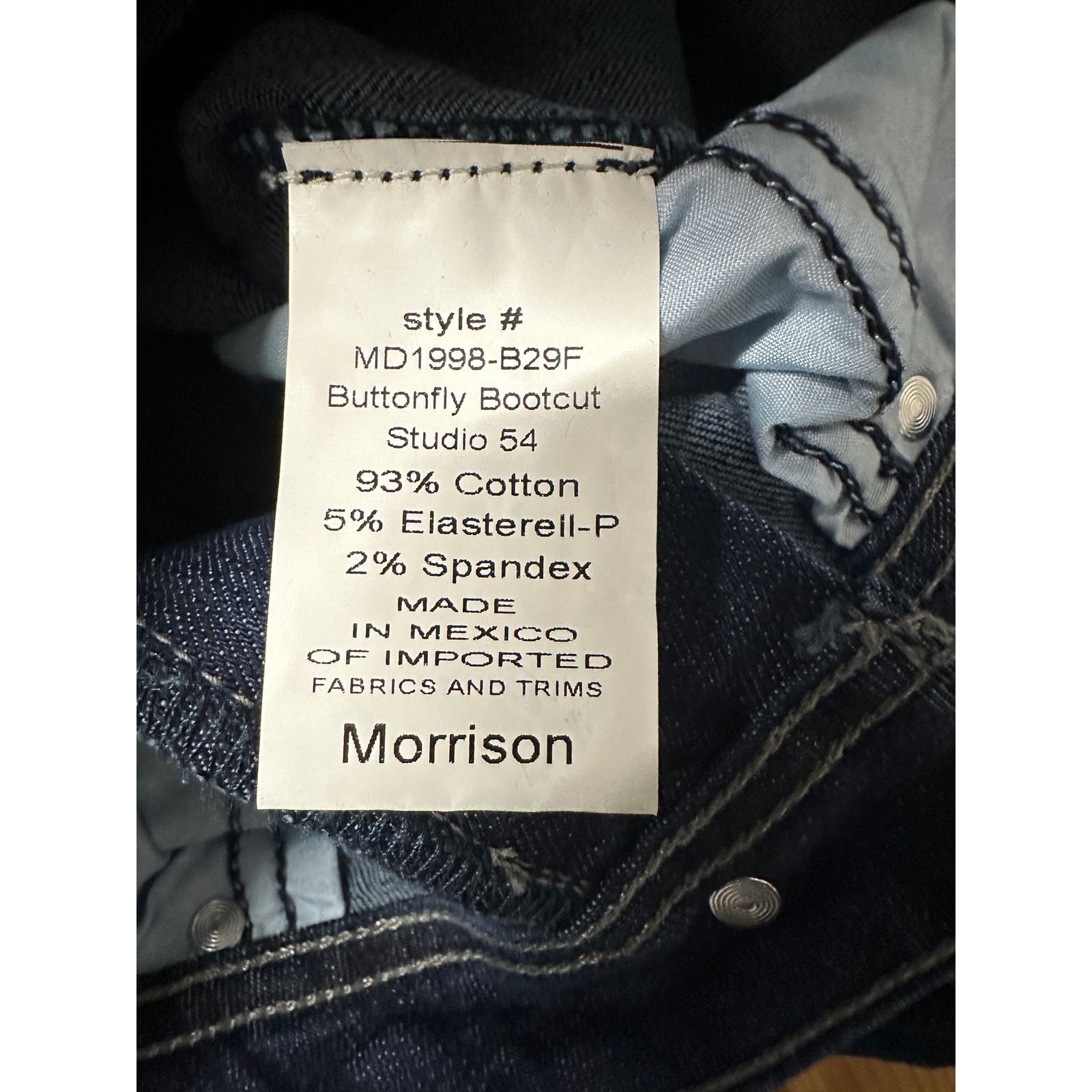 Other NWT Morrison The Starlet Mid Rise Bootcut Jeans Cropped 25 Size 25" / US 0 / IT 36 - 9 Thumbnail