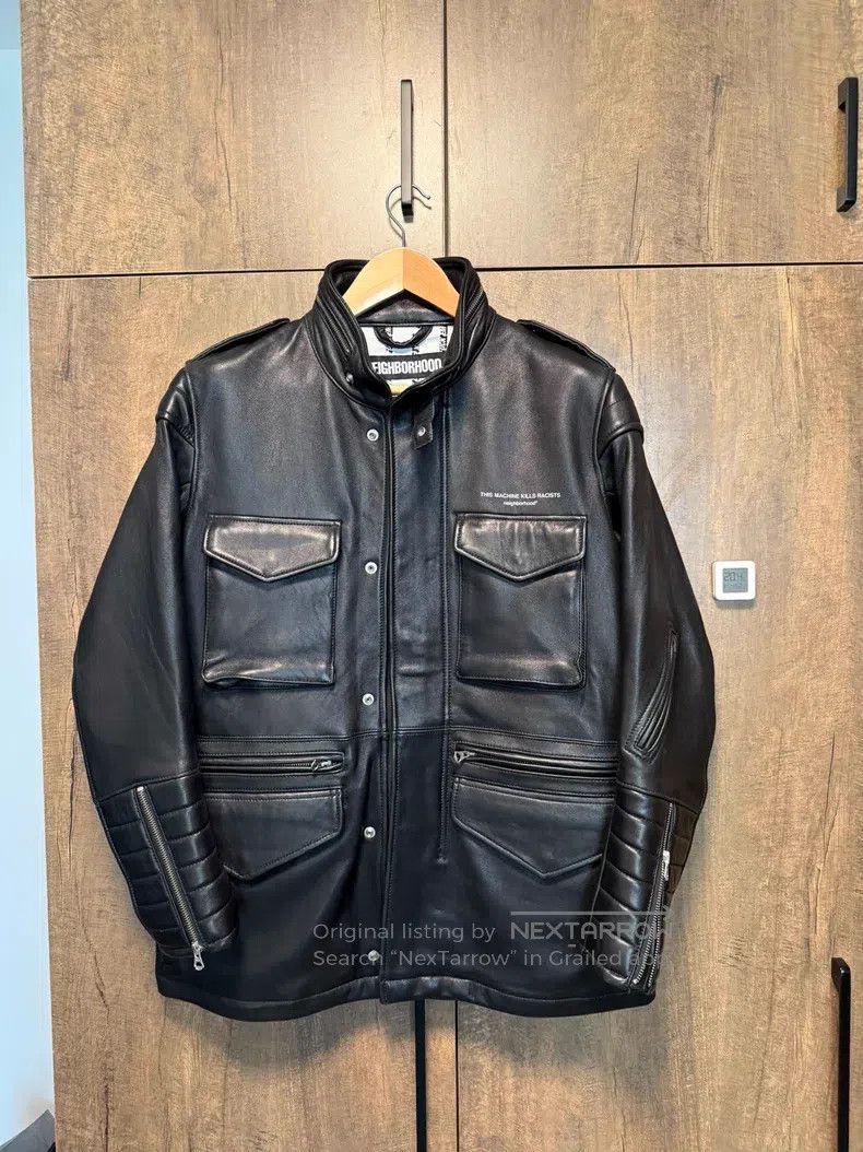 Neighborhood Neighborhood Leather Jacket, Size M Size US M / EU 48-50 / 2 - 2 Thumbnail