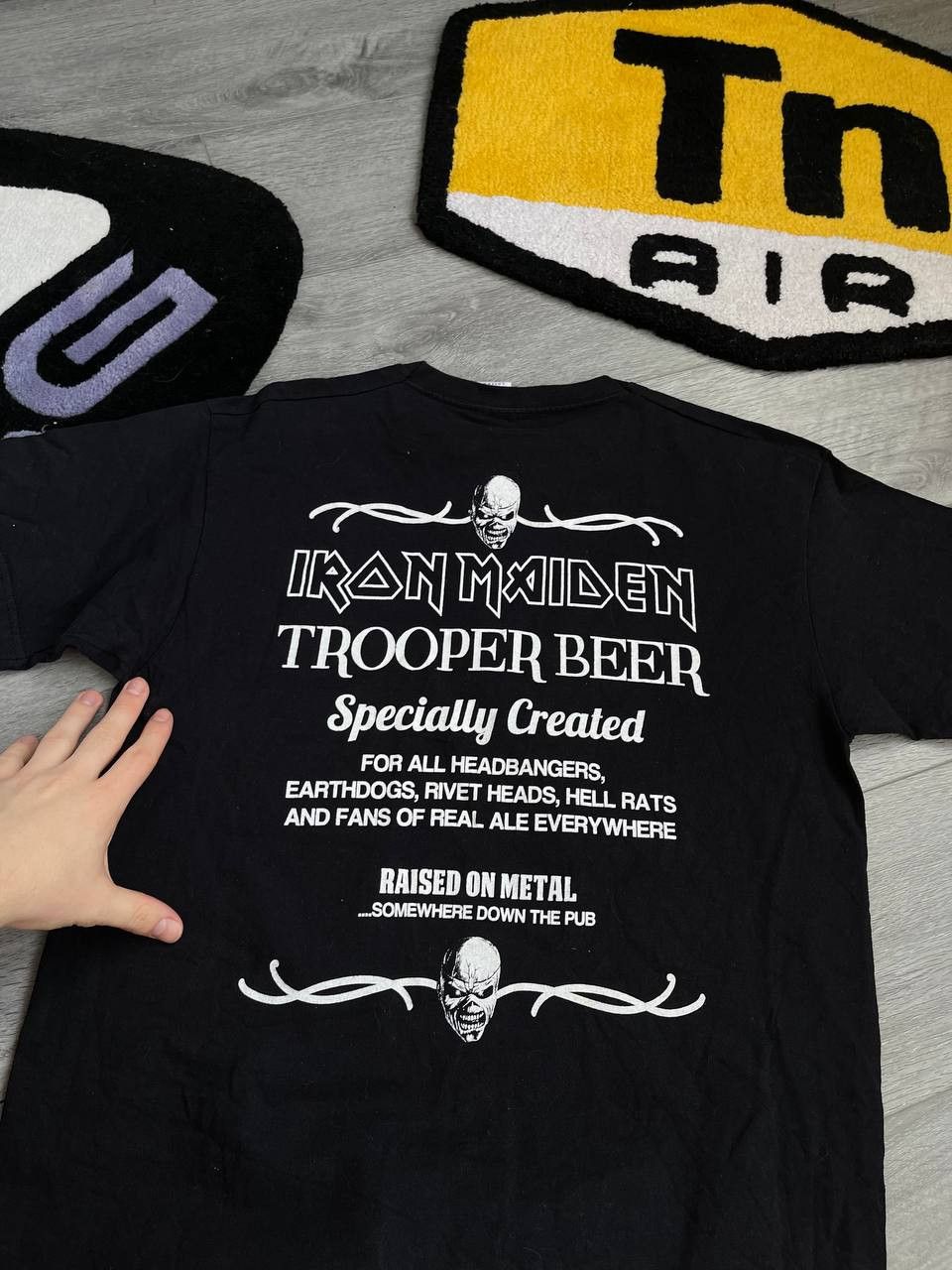 Band Tees vintage Iron Maiden t shirt Trooper beer like ACDC Size US L / EU 52-54 / 3 - 7 Thumbnail