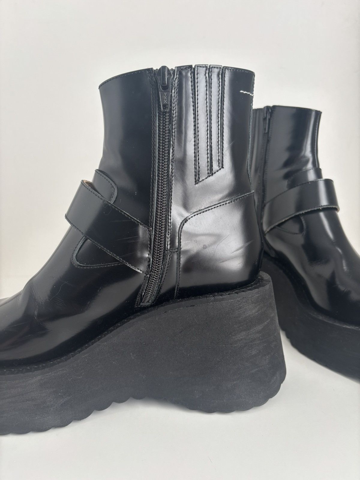 Maison Margiela Maison Margiela MM6 wedge boots Size US 8.5 / IT 38.5 - 5 Thumbnail