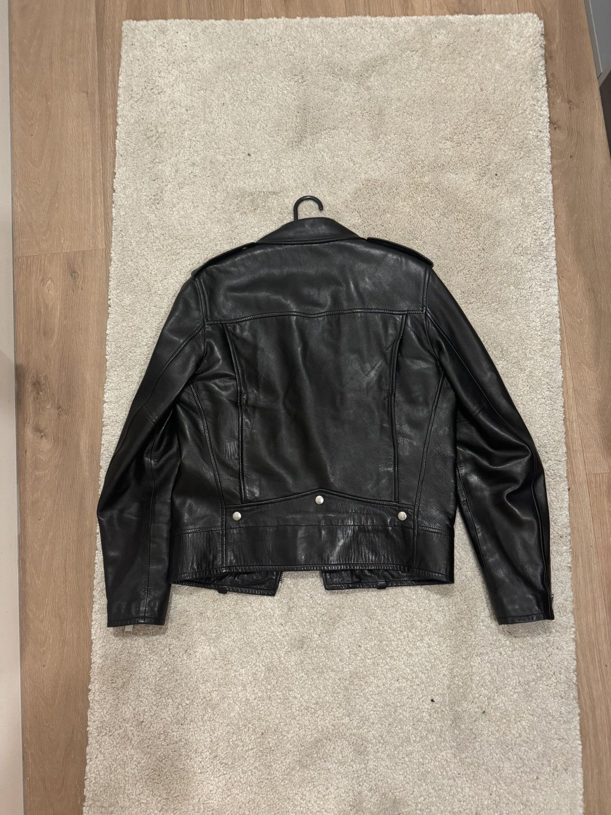 Saint Laurent Paris × Yves Saint Laurent Saint Laurent L01 biker leather jacket Size US M / EU 48-50 / 2 - 2 Thumbnail