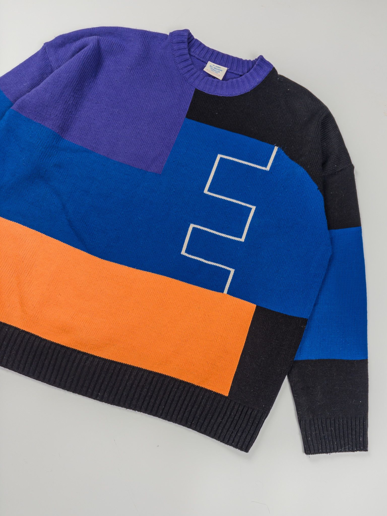 Other Ic. Story Korea Colorblock Oversized Sweater Size US M / EU 48-50 / 2 - 2 Thumbnail