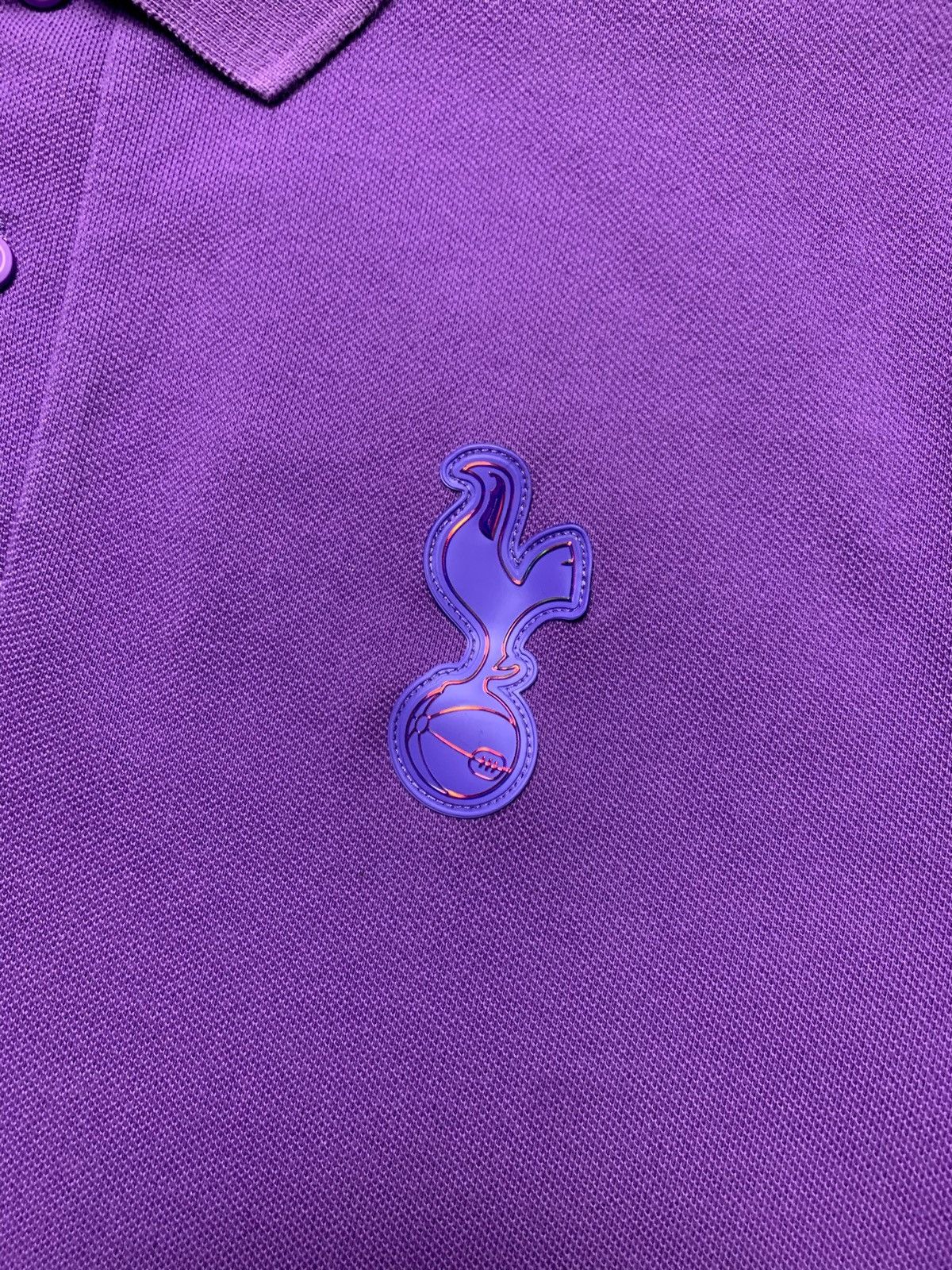 Nike × Vintage Nike purple soccer polo Tottenham spurs logo size M/L Size US L / EU 52-54 / 3 - 3 Thumbnail