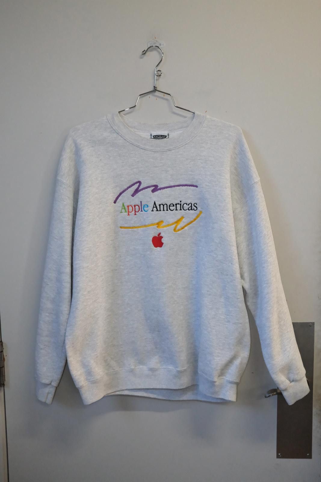 Lee 90's Heavyweight Lee Apple Americas Crewneck Size XL / US 12-14 / IT 48-50 - 1 Thumbnail