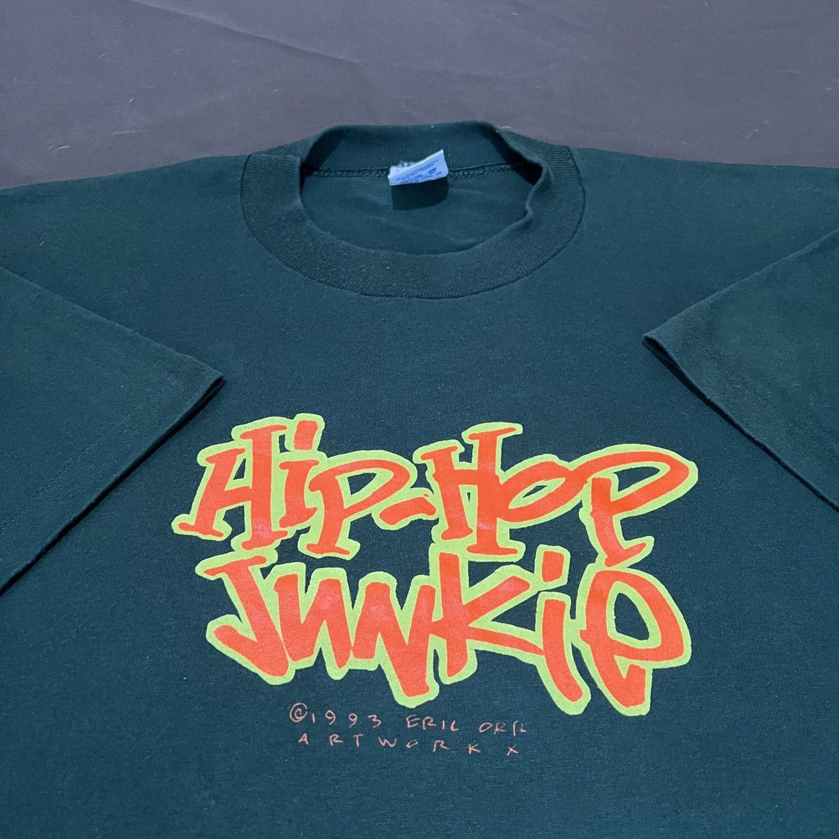 Rap Tees VeryRare Vintage 90s Hiphop Junkie Nice Smooth Art Eric Orr Size US XL / EU 56 / 4 - 3 Thumbnail