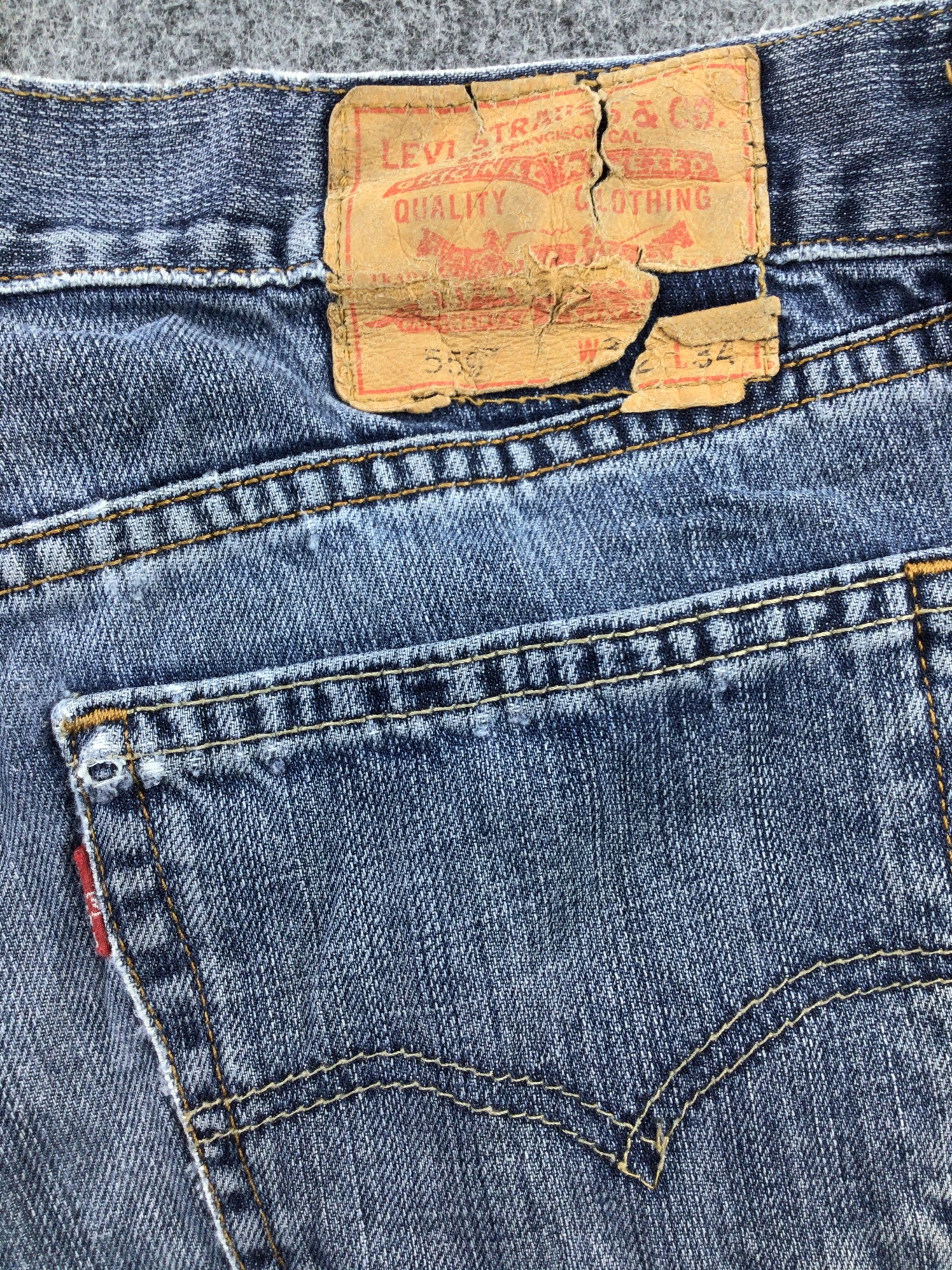 Levi's Vintage Levi's 559 Jeans Faded Blue Denim KJ289 Size US 32 / EU 48 - 5 Thumbnail