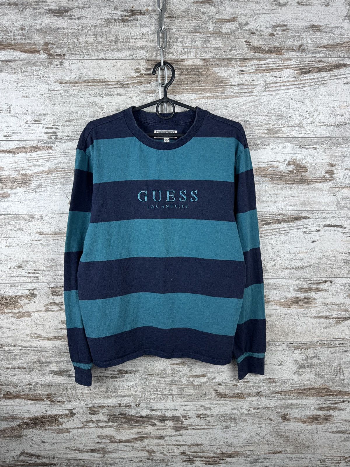 A$AP Rocky Guess Asap Rocky Gue$$ striped long sleeve t-shirt tee Size US S / EU 44-46 / 1 - 1 Thumbnail