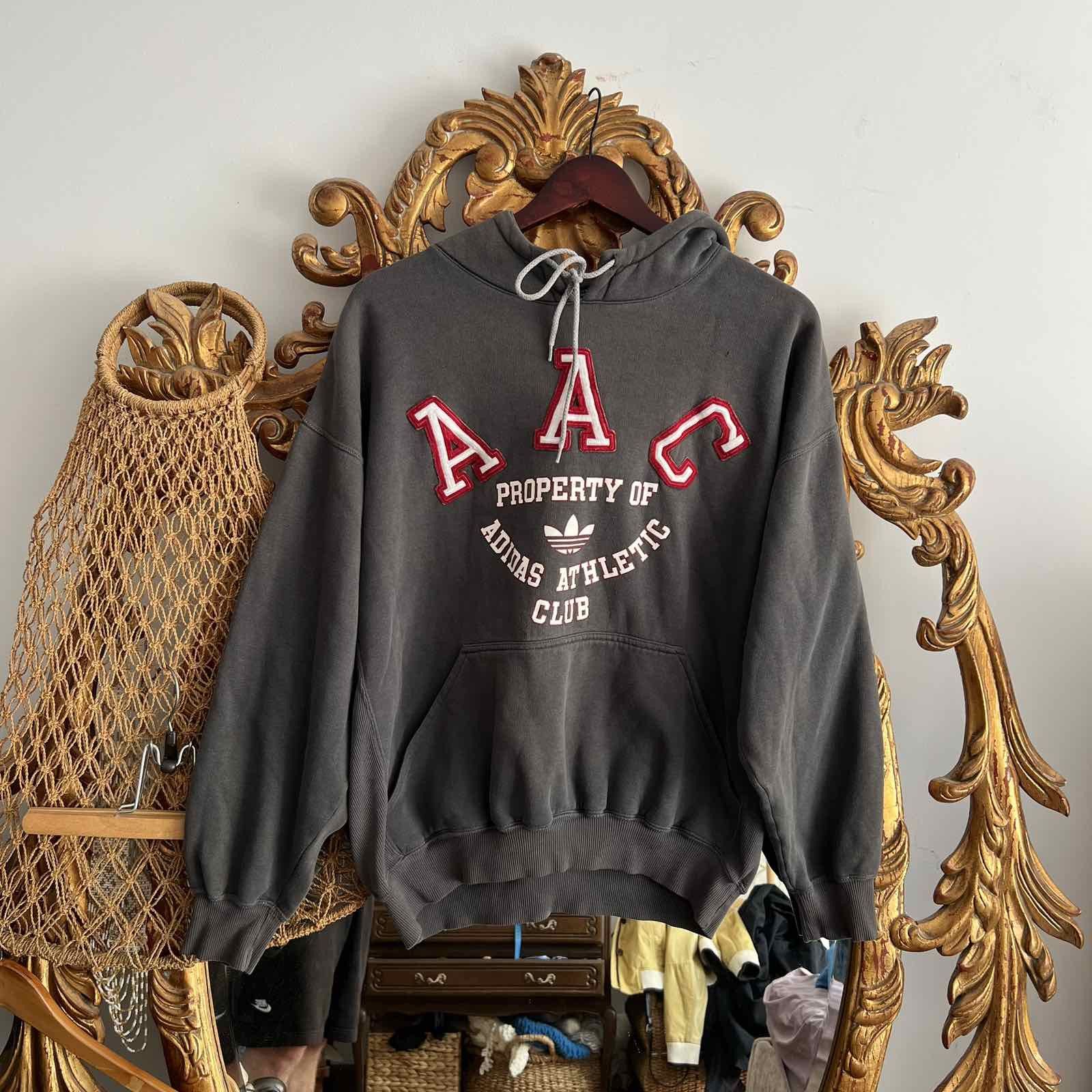 Adidas Vintage Hoodie Adidas Athletic Club AAC Sz M Size US M / EU 48-50 / 2 - 1 Thumbnail