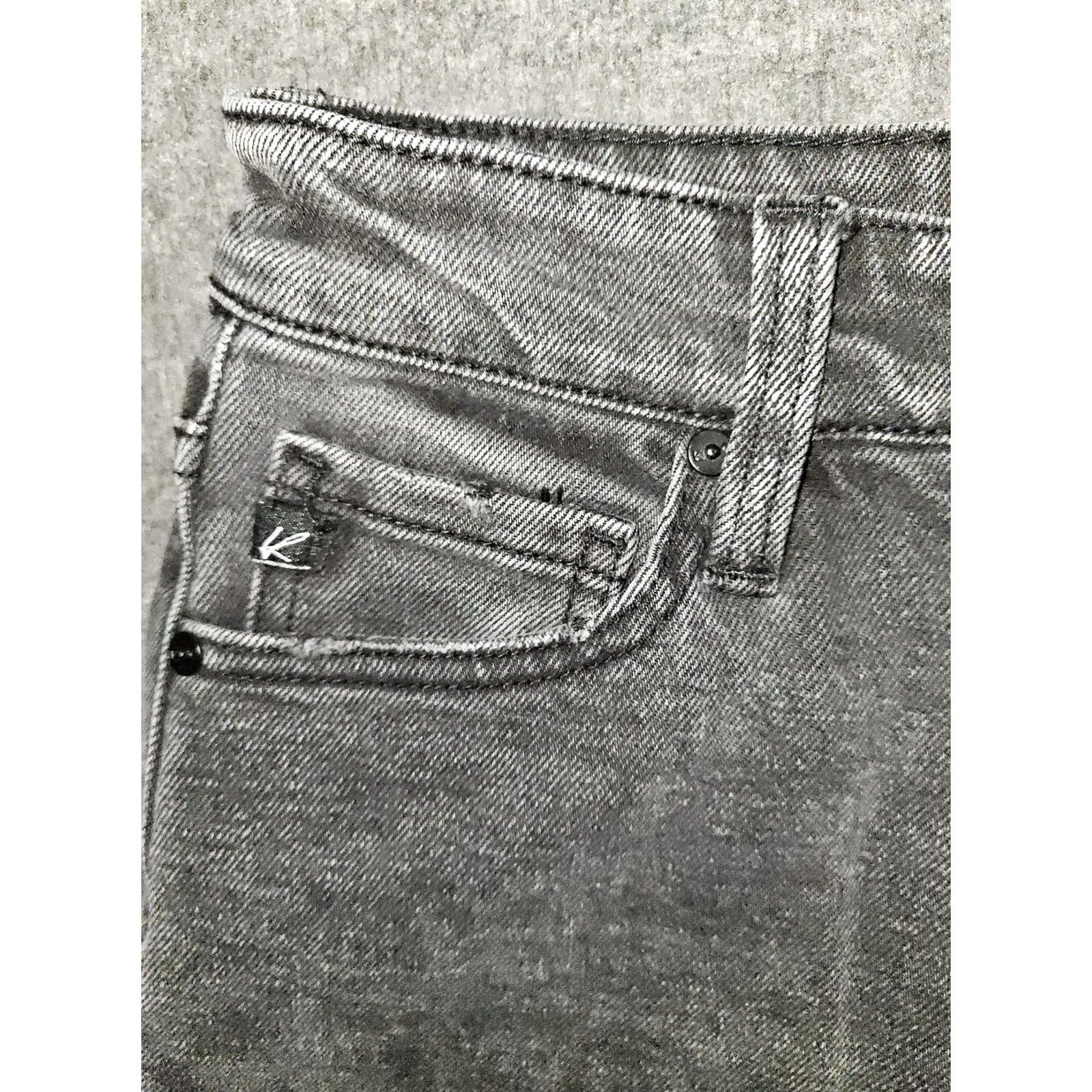 Vintage KanCan Jeans Womens 1 24 Black Skinny Stretch Denim High Rise KC7109DG Classic Jeans Slim Length 25in Charcoal Wash Womens 1/24 Size 25" / US 0 / IT 36 - 5 Thumbnail