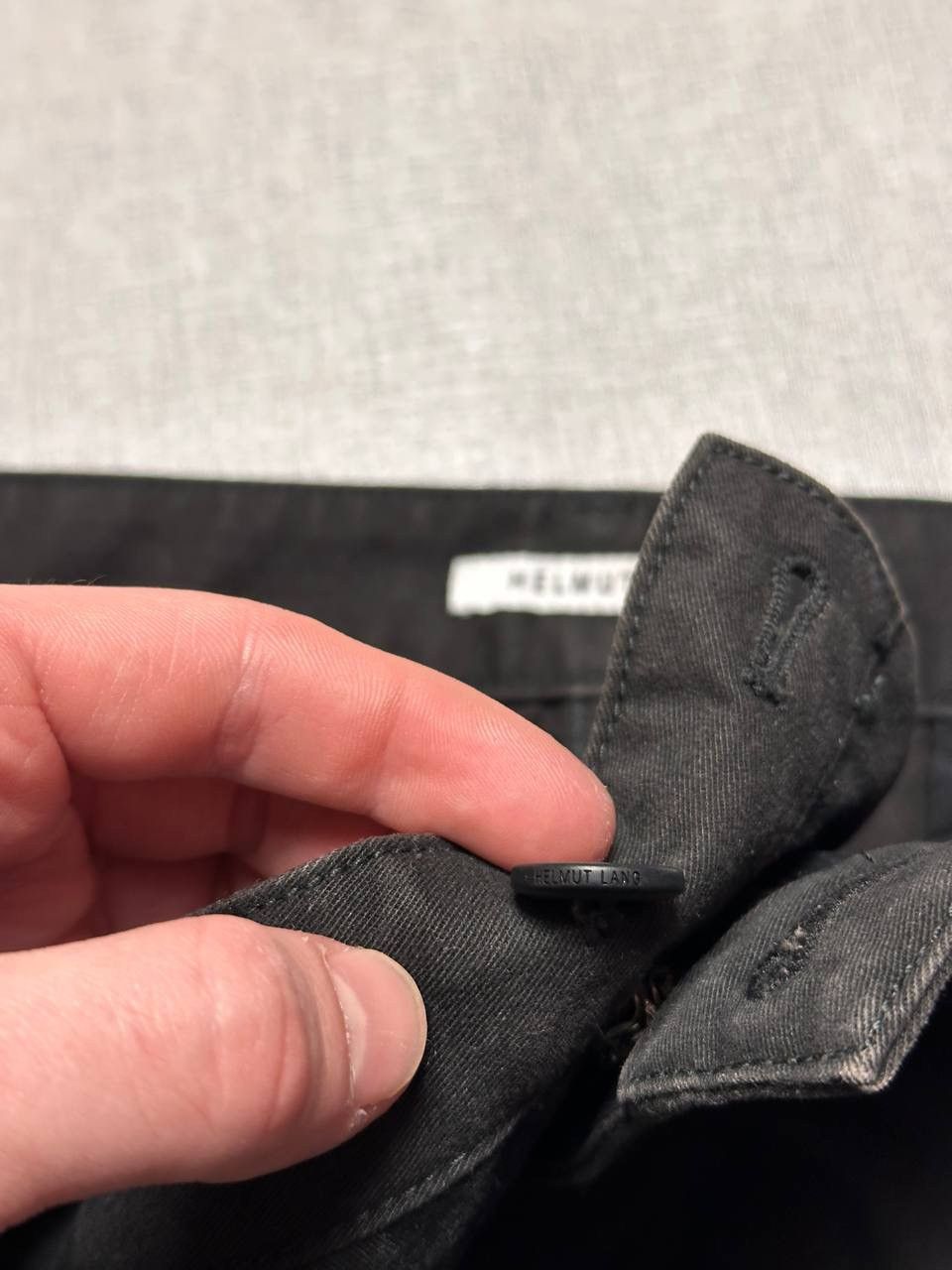 Helmut Lang Helmut Lang Black Side Adjuster Trousers Raw Hem Pants Size US 34 / EU 50 - 16 Thumbnail