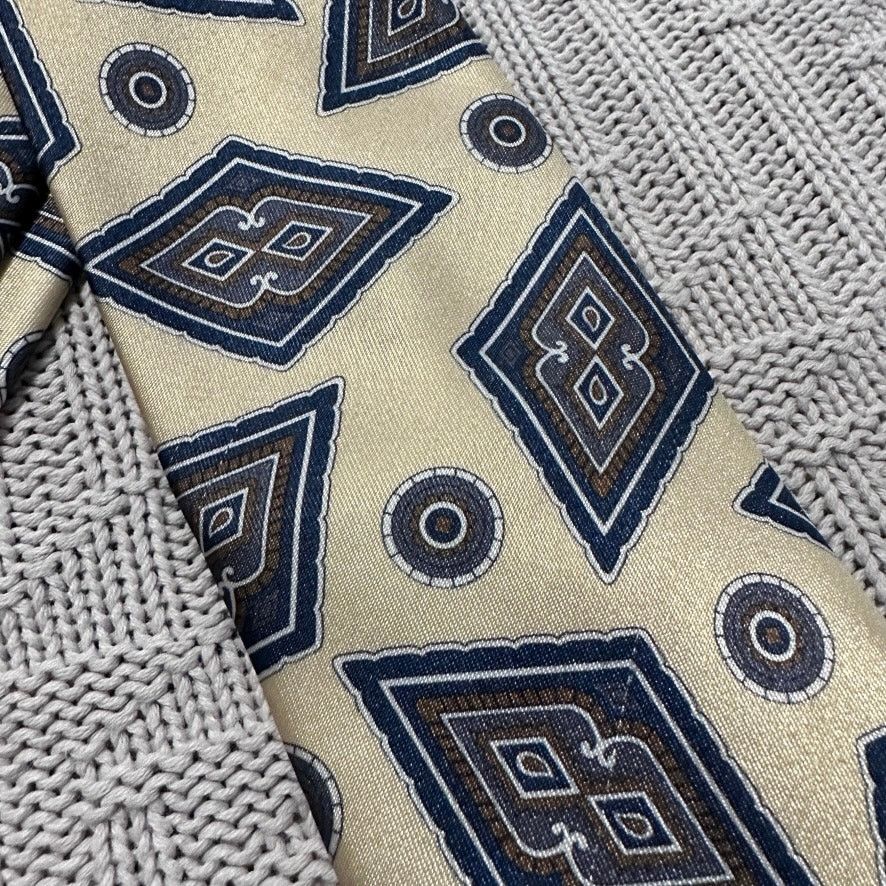 Vintage Vintage American Edition cream paisley mens tie Size ONE SIZE - 2 Thumbnail