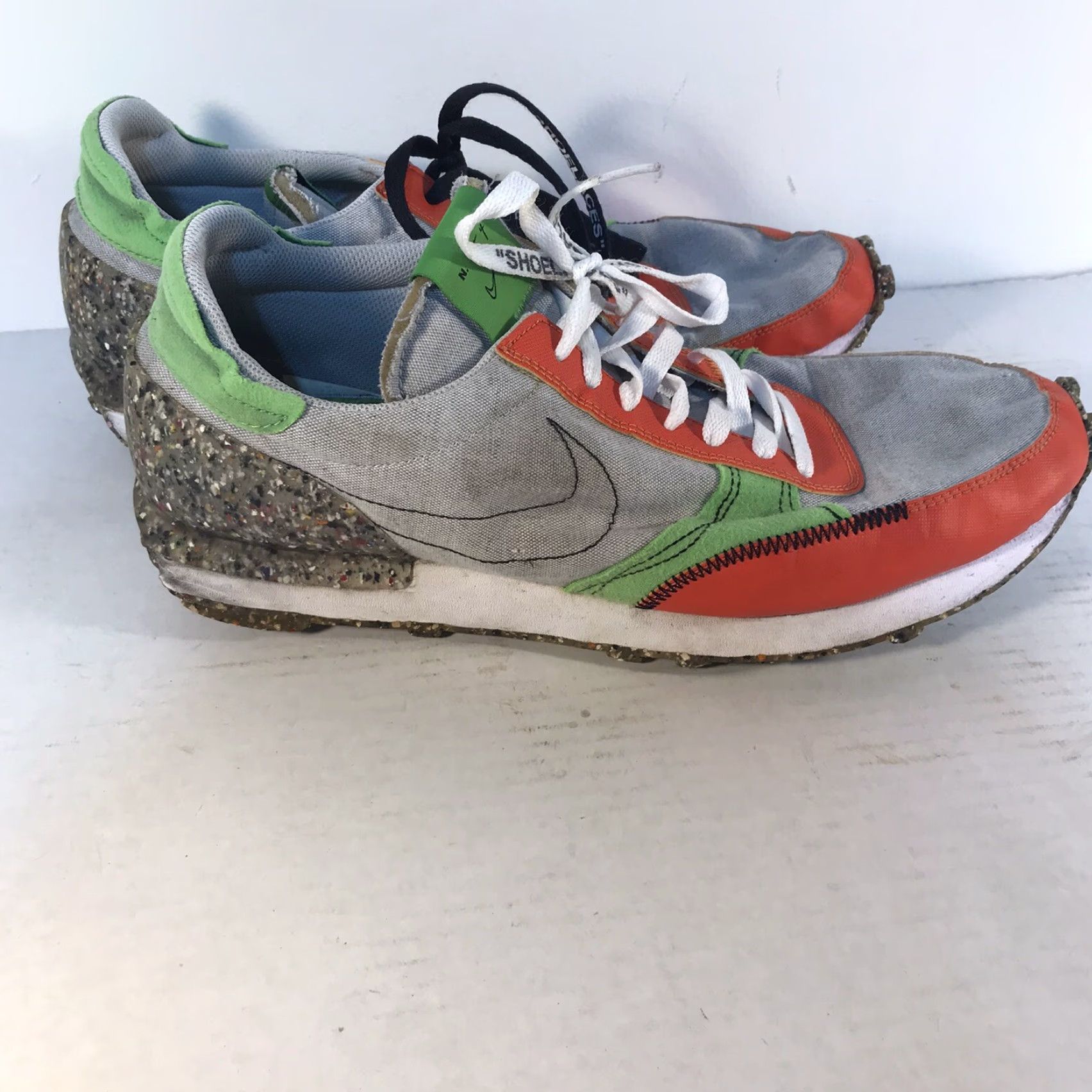 Nike Nike Daybreak Sneakers Men Size 12 Gray Orange Green Colorblock Athletic Running Casual Shoes Size US 12 / EU 45 - 3 Thumbnail