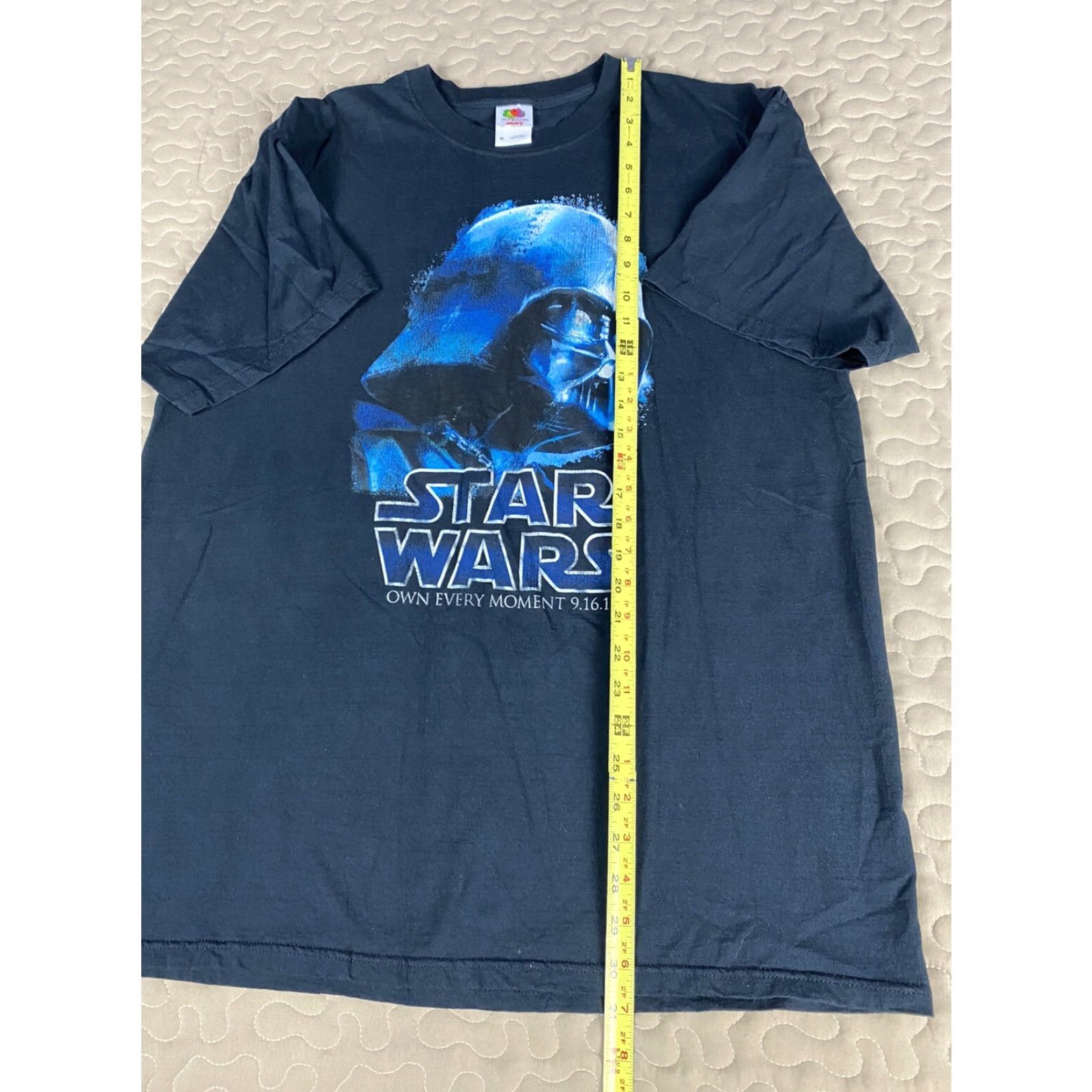 Star Wars STAR WARS T Shirt Men XL 2011 VIDEO RELEASE promo DARTH VADER Black Tee Men’s XL Star Wars Star Trek? Note: wait. Size US XL / EU 56 / 4 - 5 Thumbnail
