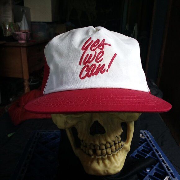 Other Vintage K Products Yes We Can! Snap Trucker Hat Cap Size ONE SIZE - 1 Thumbnail