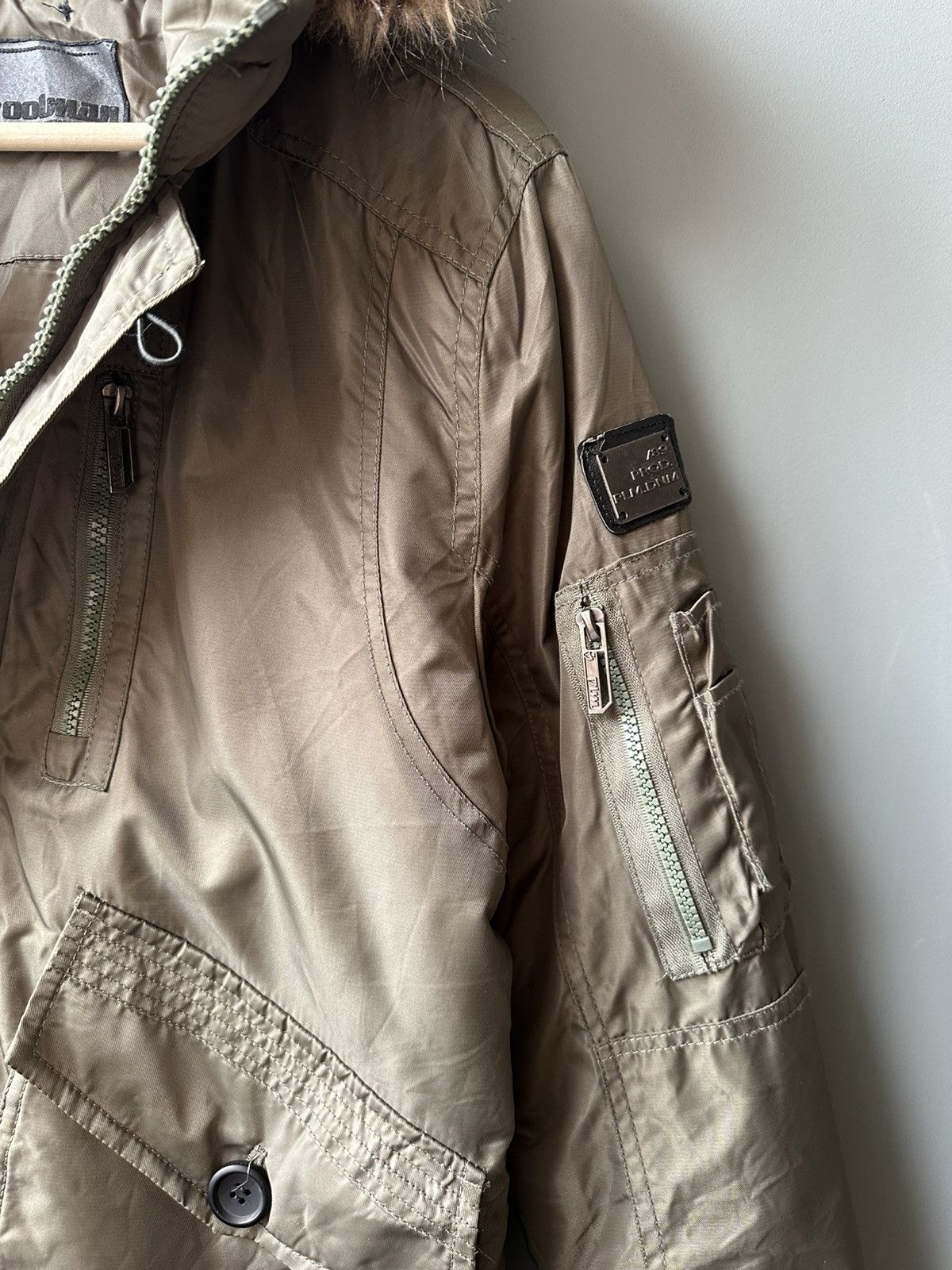 Other Poolman Bomber Faux Fur Nylon Jacket Size US S / EU 44-46 / 1 - 4 Thumbnail