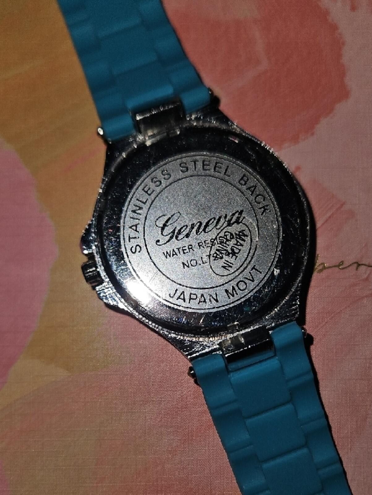 Other Turquoise Silicone Strap Sport Watch Size ONE SIZE - 2 Thumbnail