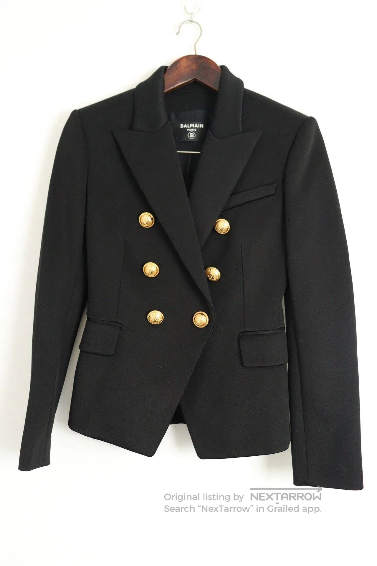 Balmain Balmain Black Double. Size XS / US 0-2 / IT 36-38 - 1 Thumbnail