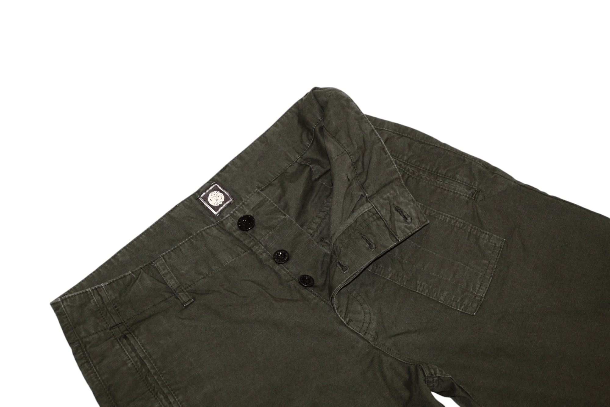 Pretty Green Pretty Green Utility Military Canvas Cargo Work Shorts Size US 29 - 4 Thumbnail