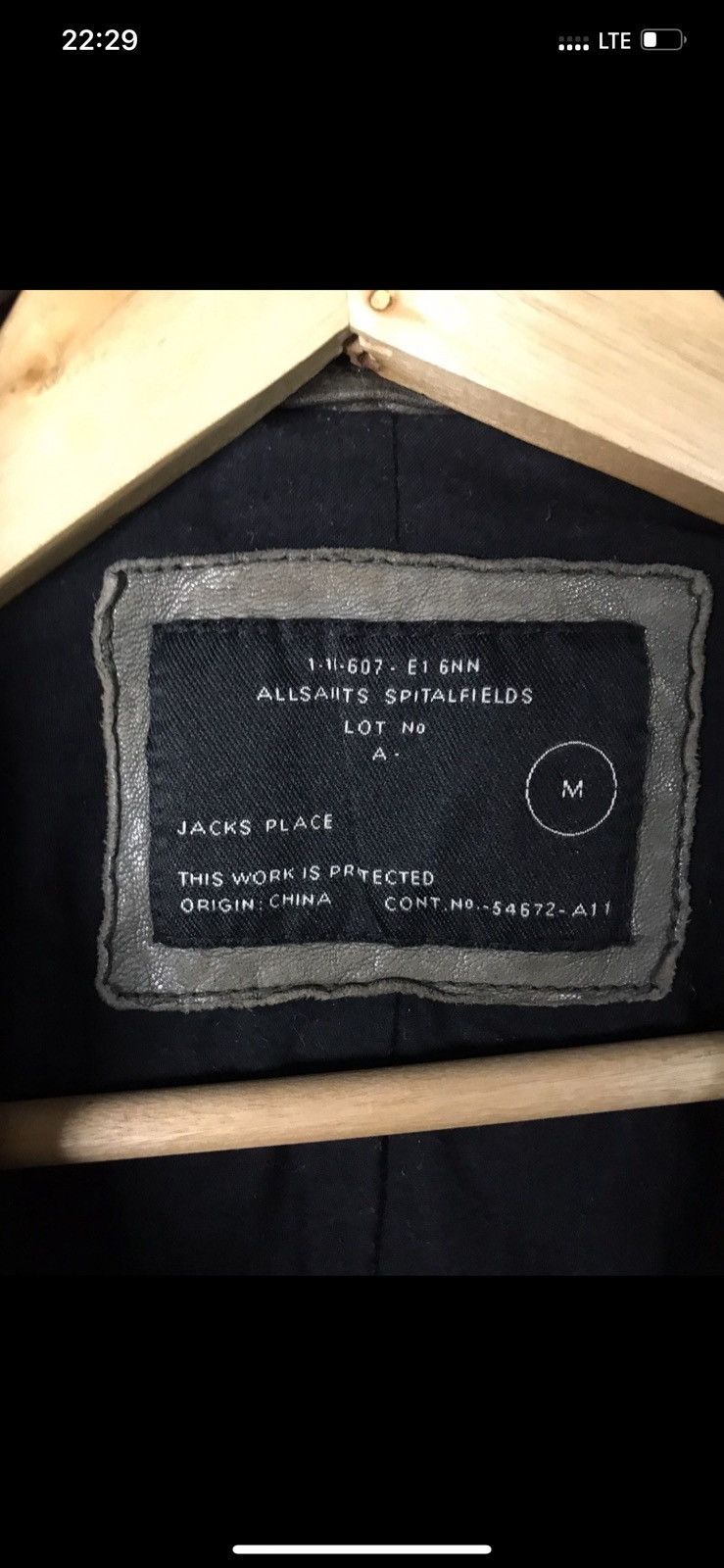 Allsaints Allsaints Spitalfields Moto Leather Jacket Size US M / EU 48-50 / 2 - 6 Thumbnail