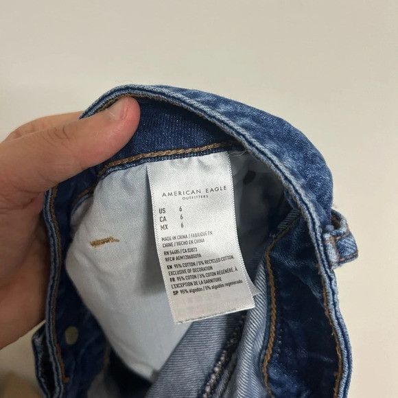 American Eagle Outfitters American Eagle Tomgirl Jean Shorts Size 30" / US 8 / IT 44 - 4 Thumbnail