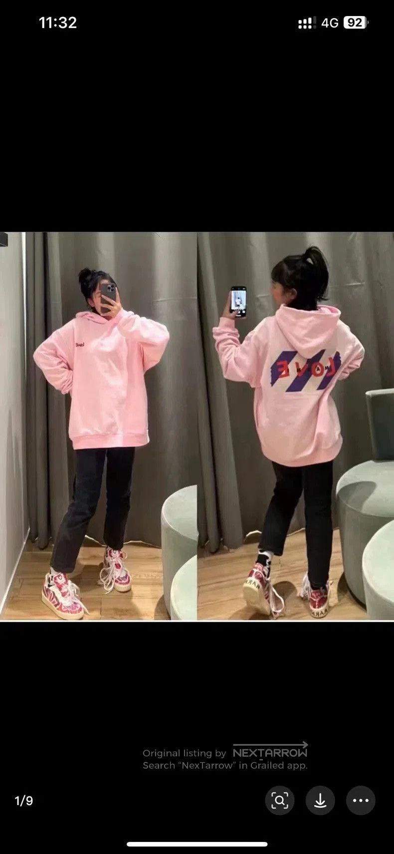 Marni Marni Pink Embroidered Men's Hoodie. Size US M / EU 48-50 / 2 - 7 Thumbnail
