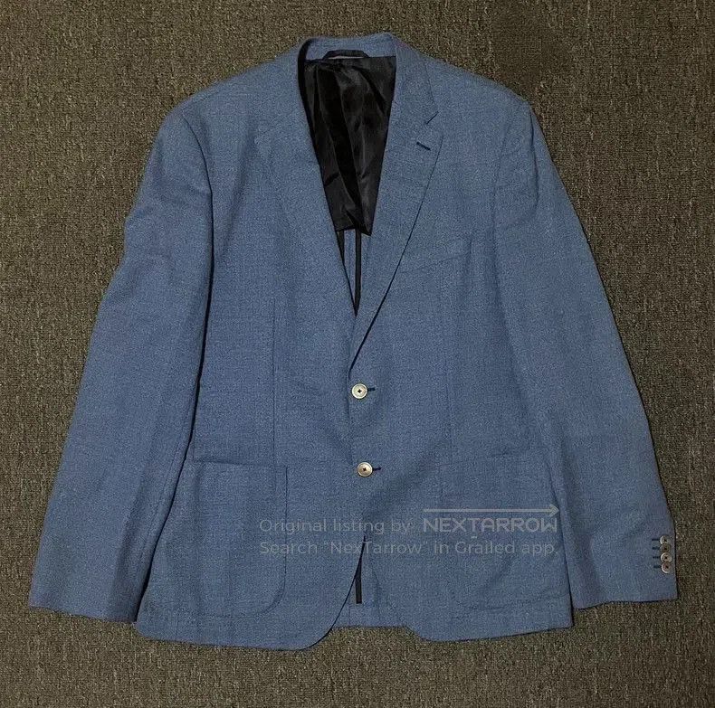 Vintage Hugo Boss Wool Blazer Jacket. Size US L / EU 52-54 / 3 - 1 Thumbnail