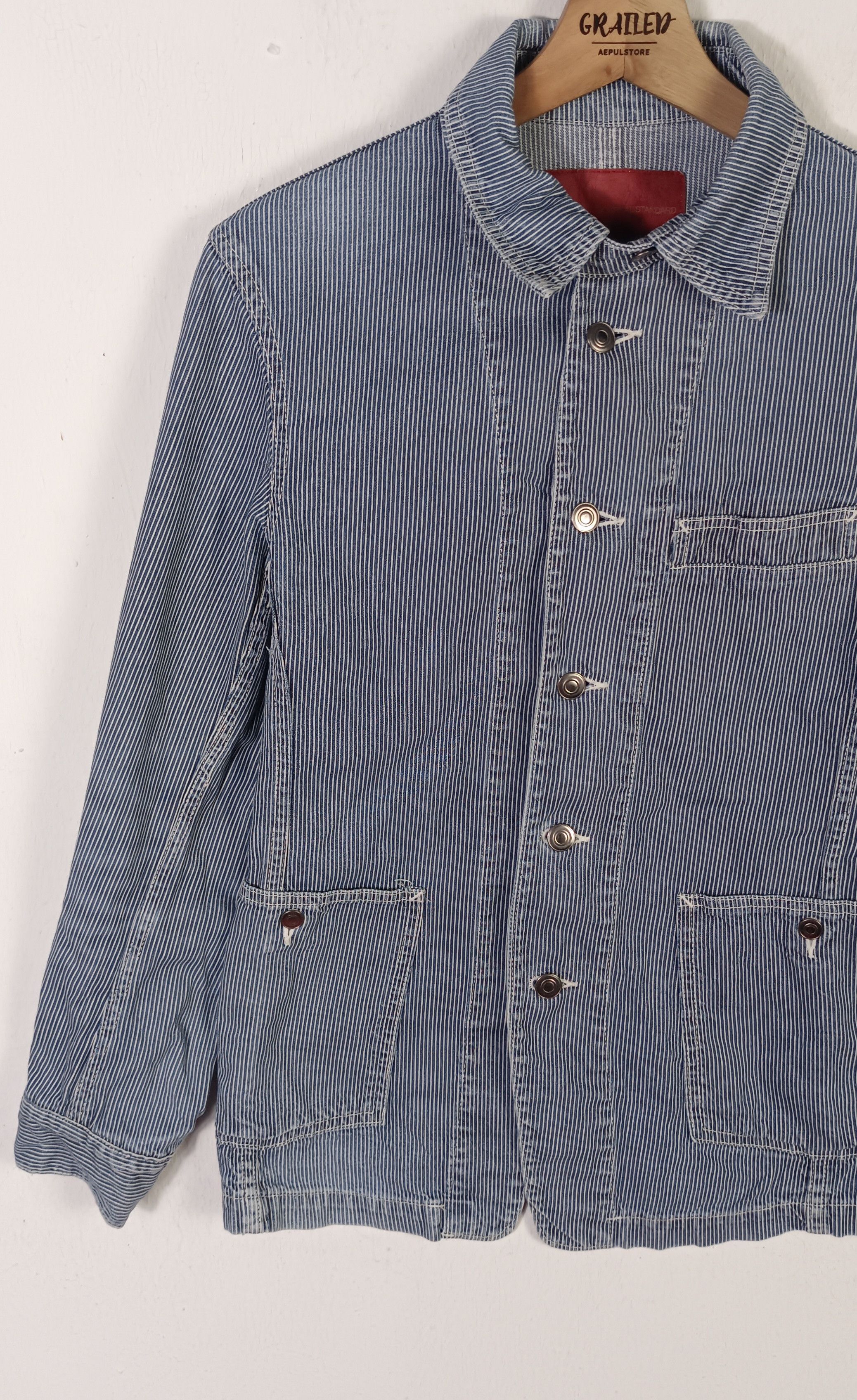 Journal Standard Journal Standard Hickory Workwear Chore Jacket Button Up Size US S / EU 44-46 / 1 - 4 Thumbnail