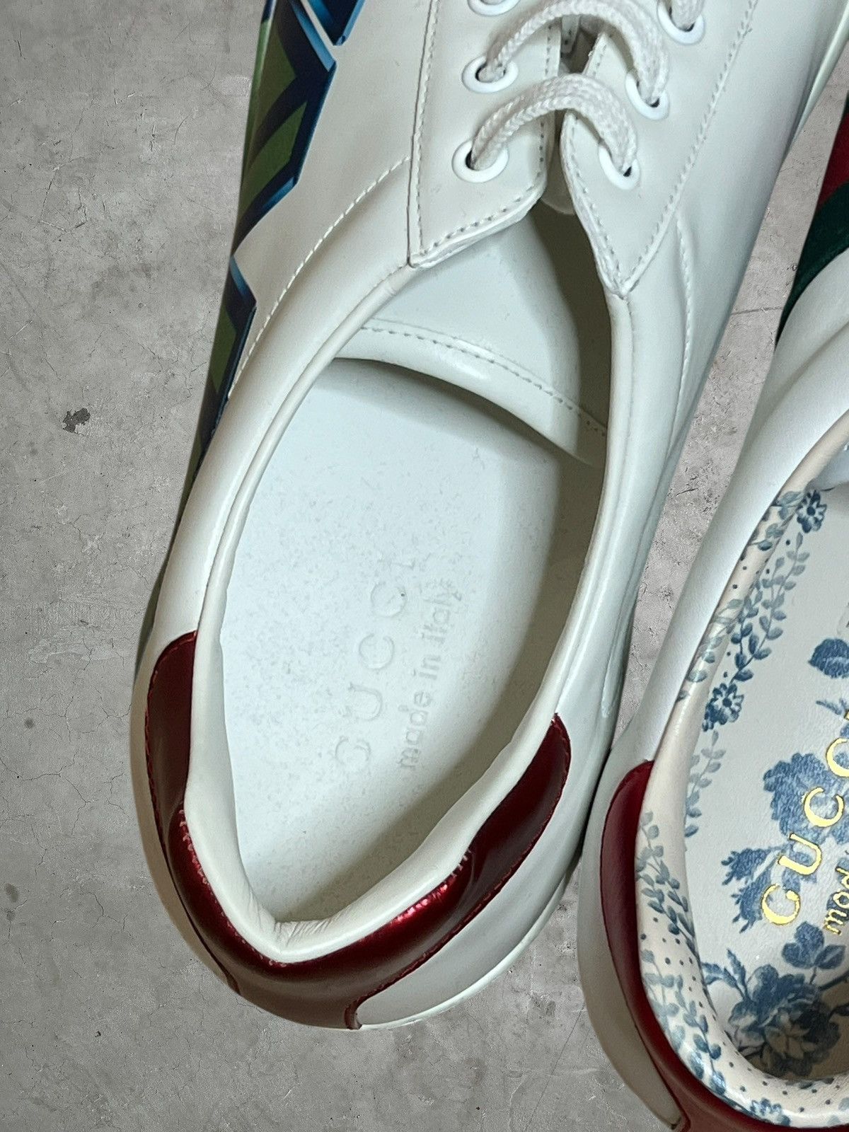 Gucci Gucci Mismatch Leather Sneakers Size US 12 / EU 45 - 9 Thumbnail