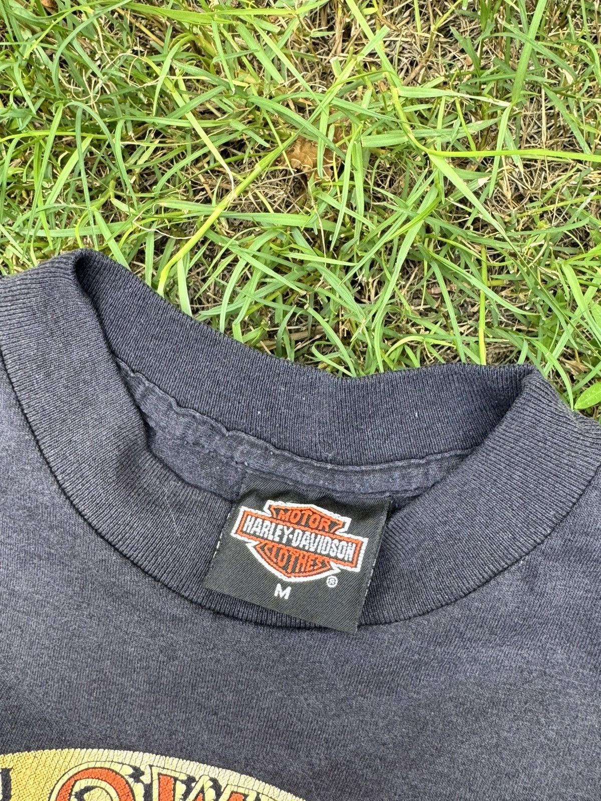Harley Davidson VTG 3D Emblem "1991 Harley Davidson I OWN A HARLEY NOT Size US M / EU 48-50 / 2 - 7 Thumbnail