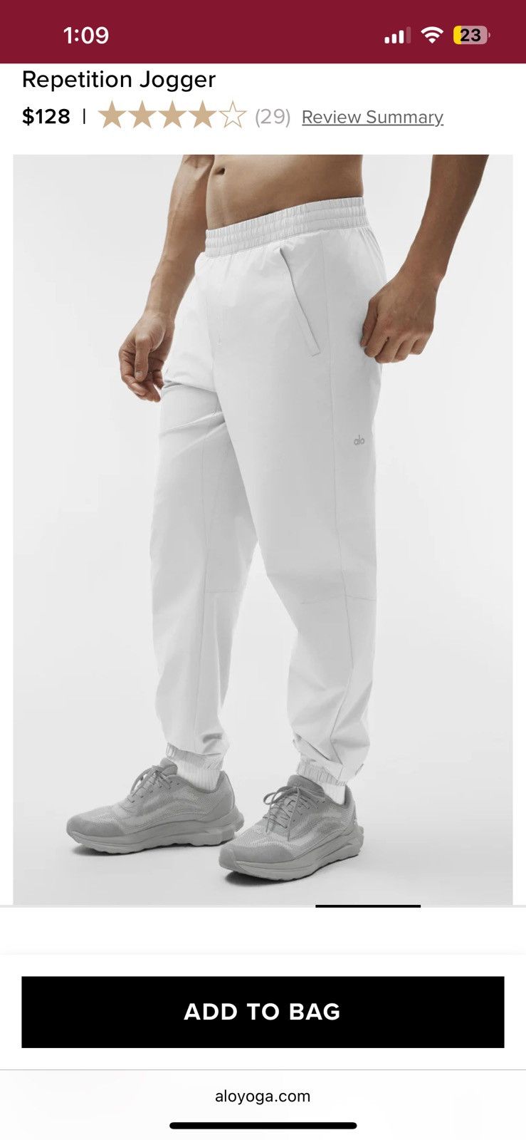 Alo Yoga Alo set (2 items) NWT large jacket+ joggers Size US L / EU 52-54 / 3 - 8 Thumbnail