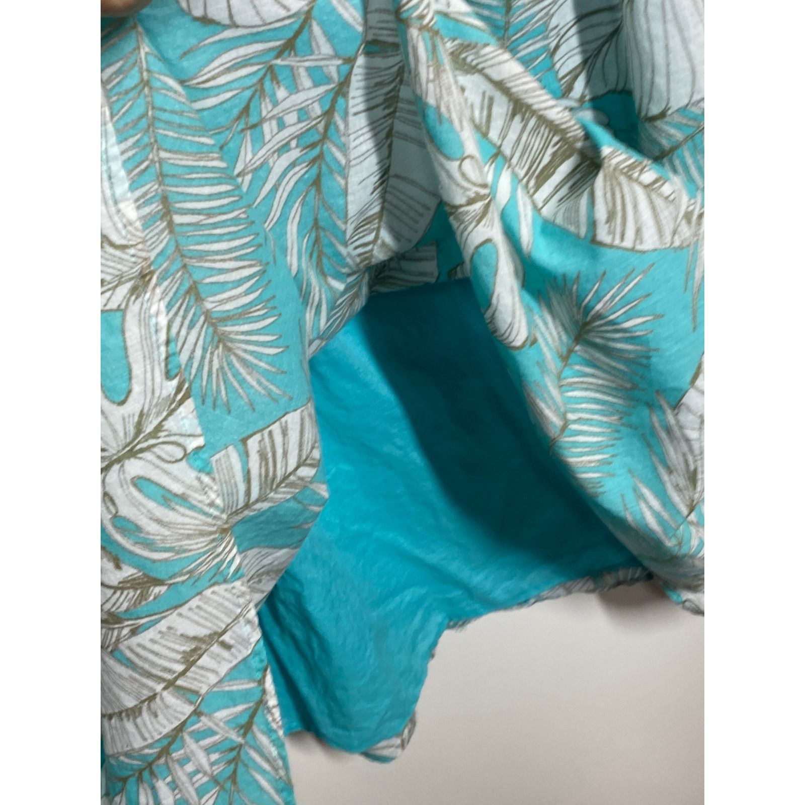 Talbots Talbots Cotton Tropical Short Sleeve Tropical Midi Dress 10 Size L / US 10 / IT 46 - 6 Thumbnail