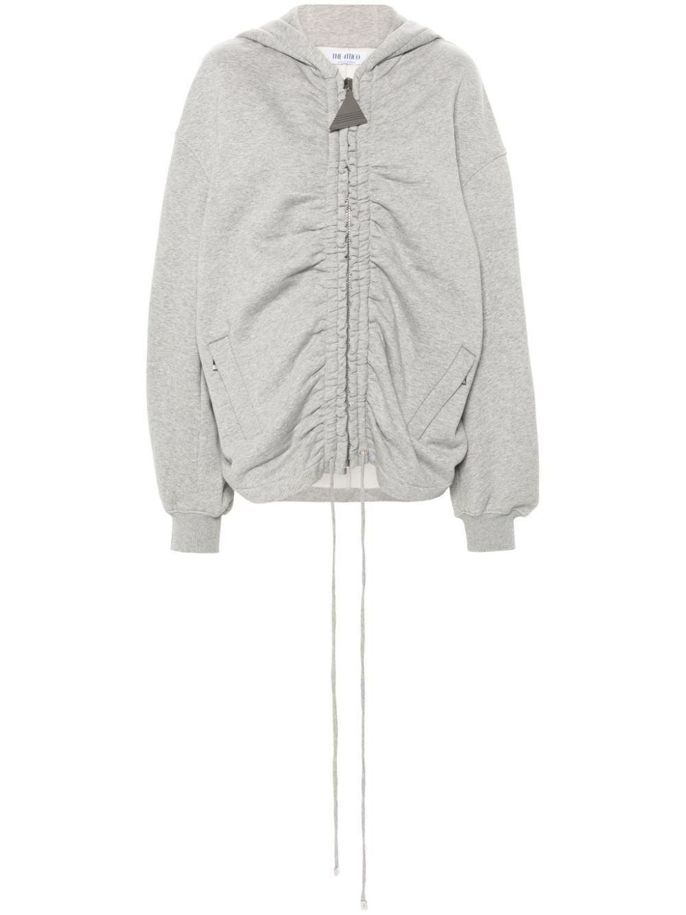 The Attico ZIPPED COTTON HOODIE Size S / US 4 / IT 40 - 1 Thumbnail