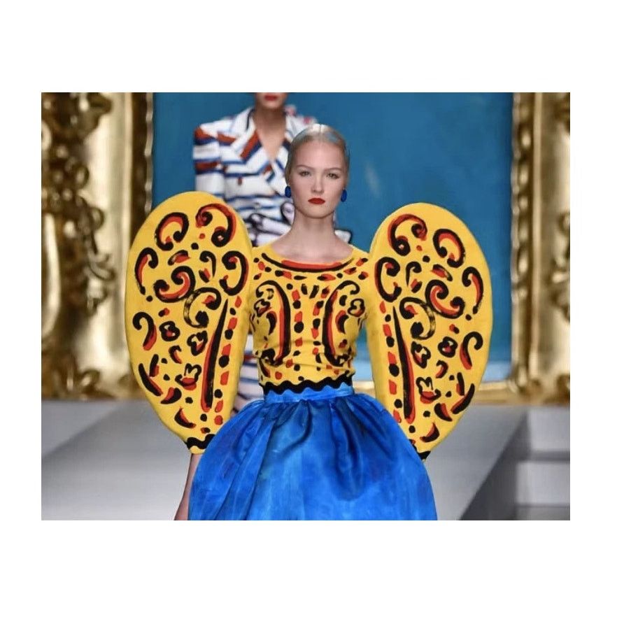 Moschino SS20 Moschino Couture Jeremy Scott Picasso ClipOn Earrings Size ONE SIZE - 10 Thumbnail