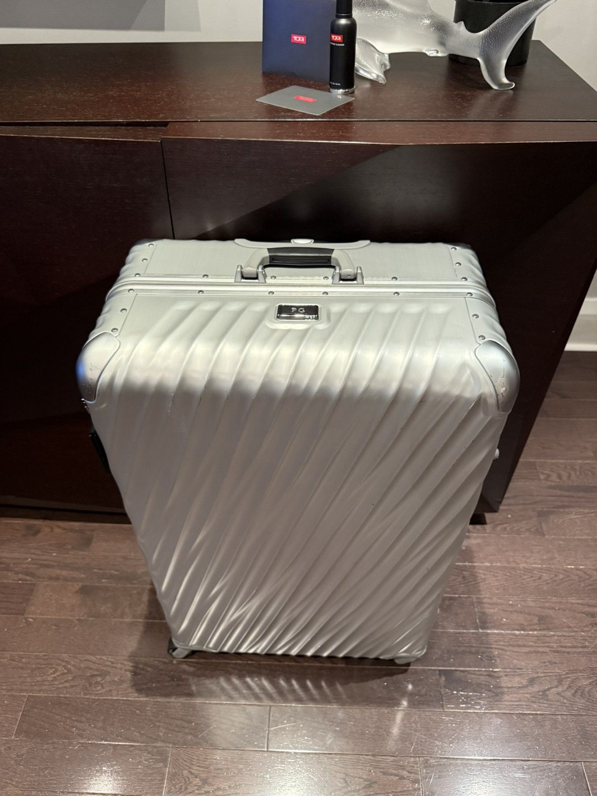 Tumi TUMI Extended Trip Packing Case Silver Aluminum 31” Luggage Size ONE SIZE - 2 Thumbnail
