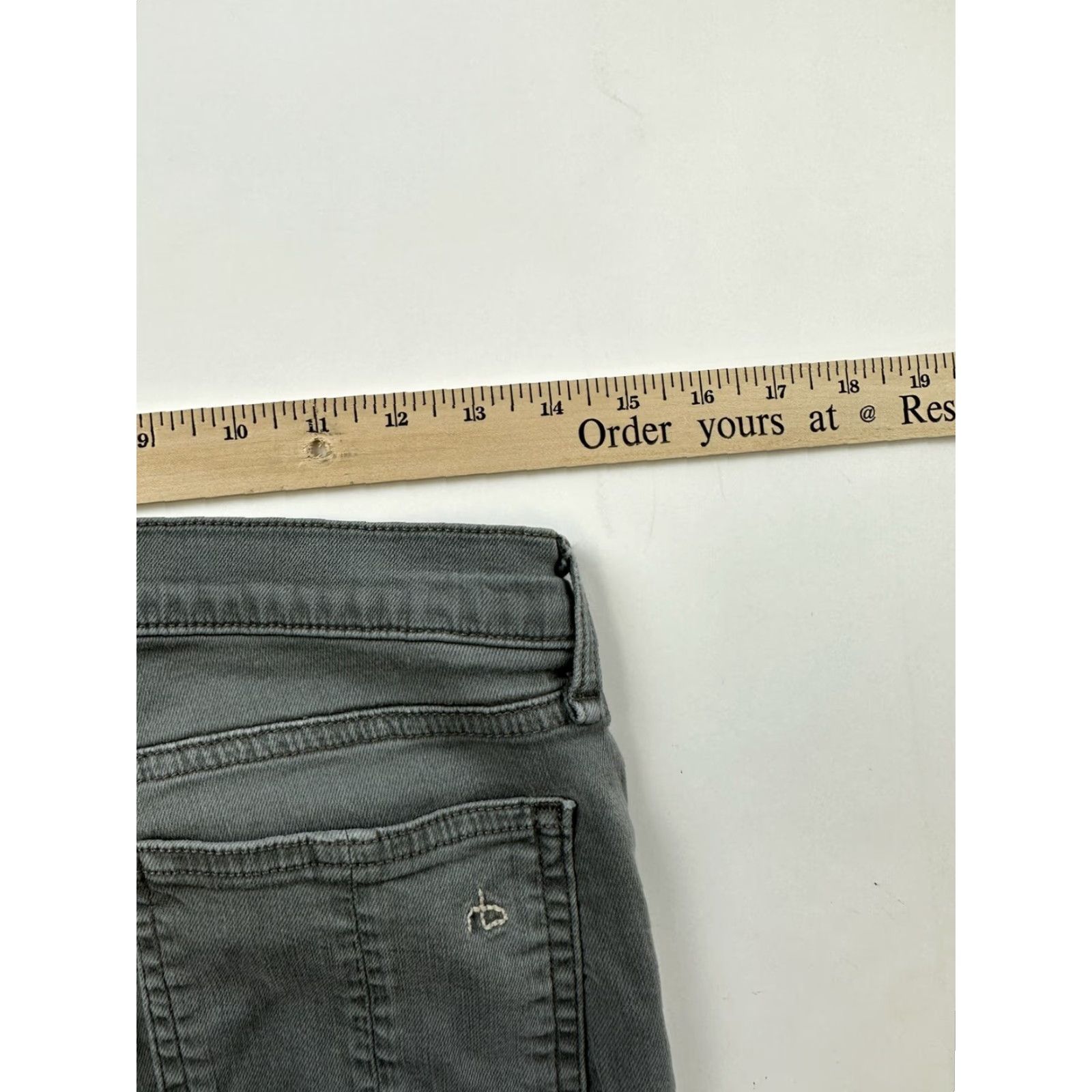 Rag & Bone rag & bone Jeans Women Skinny 28 Gray Slim Regular Zip Button Zipper Button 28 Rag & bone Jeans Gray Skinny Women Size 28" / US 6 / IT 42 - 4 Thumbnail